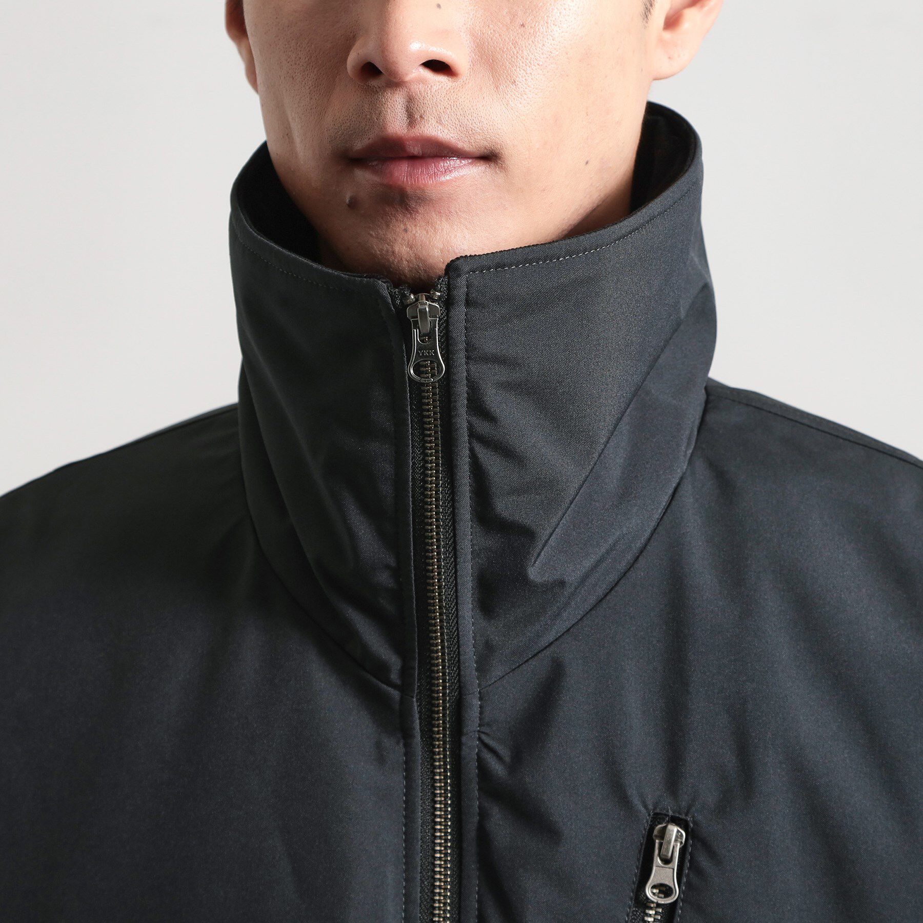 THE SHOP TK「【洗濯機可】きれいめにもカジュアルにも スタンドネックジップブルゾン」|ブルゾン・スタジャン|