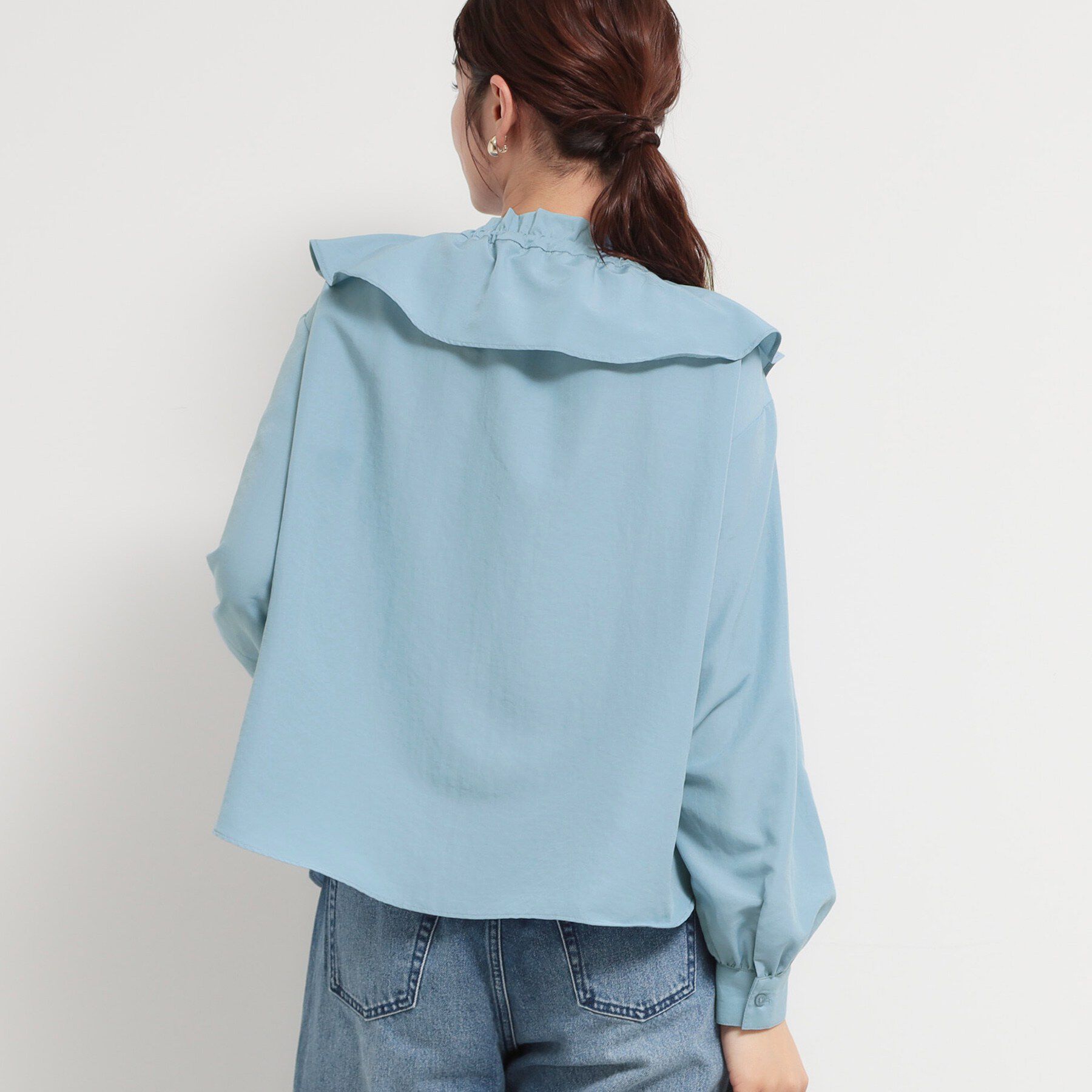 THE SHOP TK「エアリーフリルブラウス」|シャツ・ブラウス|