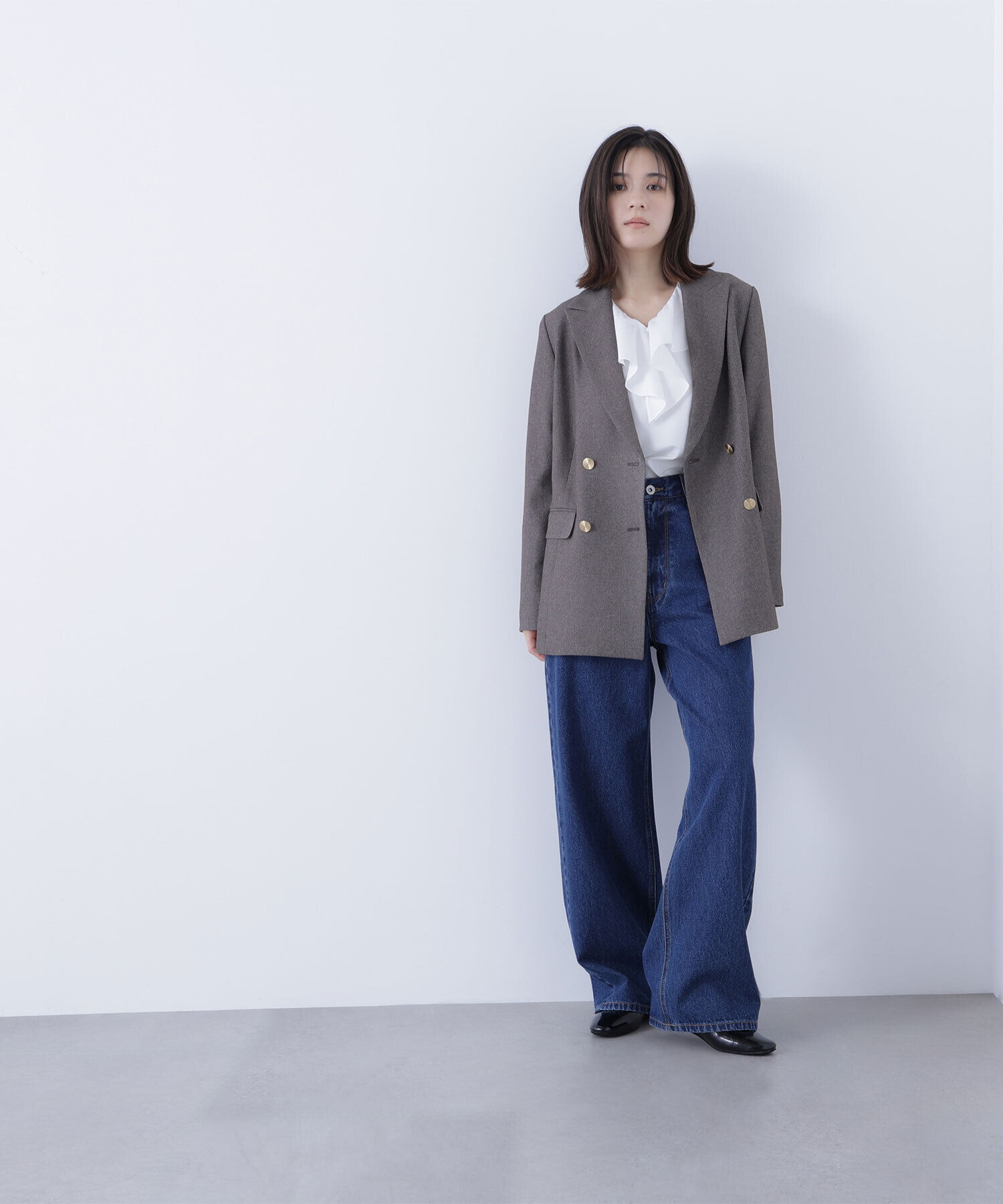  「私に&ldquo;ちょうどいい&rdquo;ワイドストレートデニム 」|その他|ミディアムブ 1