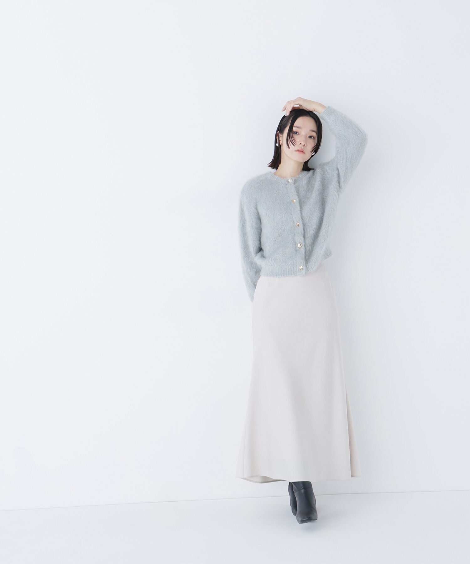  「バイアスサテンナロースカート」|スカート|