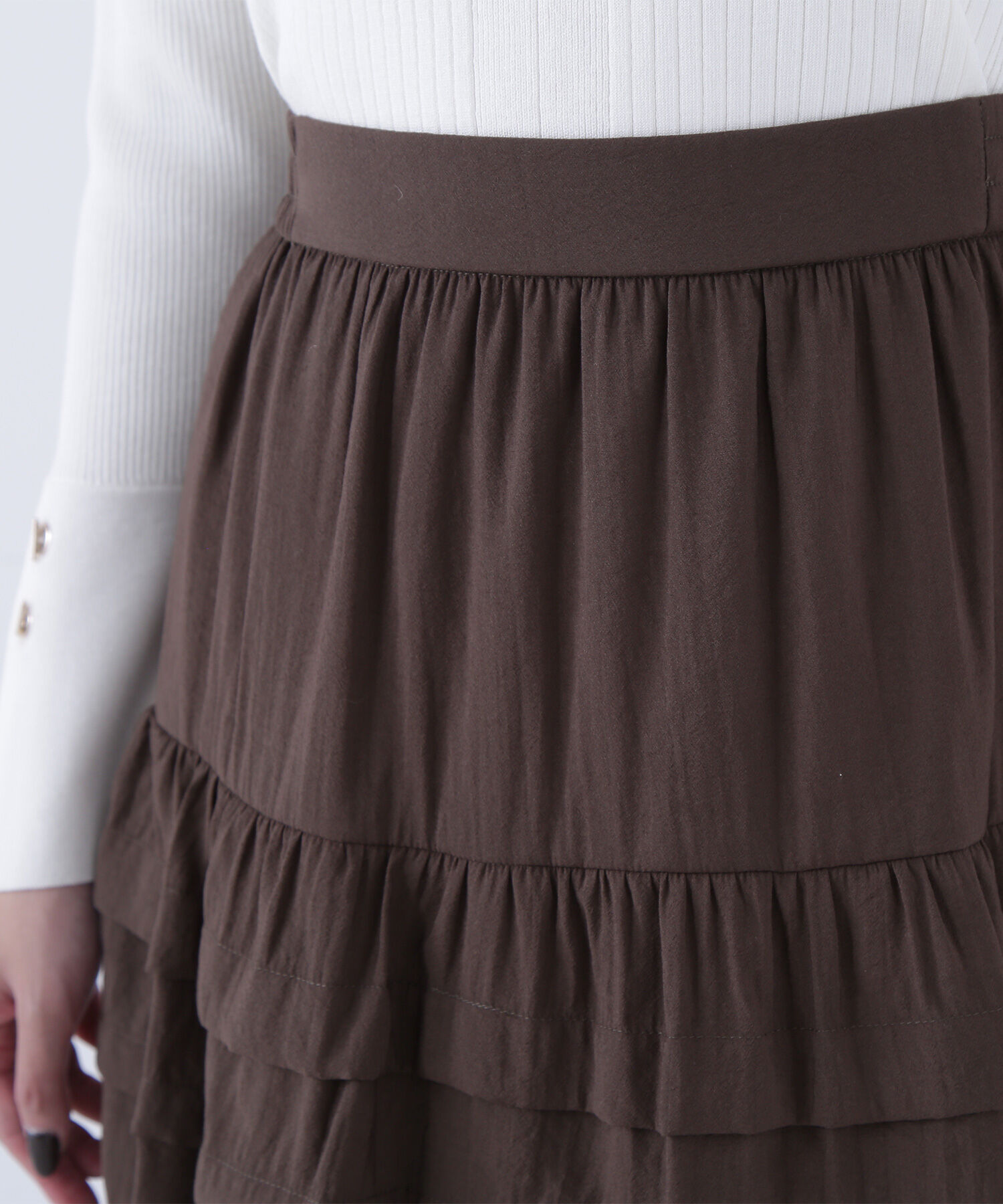  「ミルフィーユティアードスカート」|スカート|