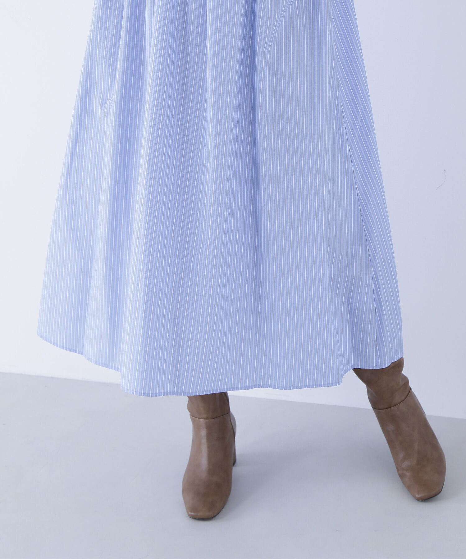  「レイヤードマルチストライプワンピース」|ワンピース|