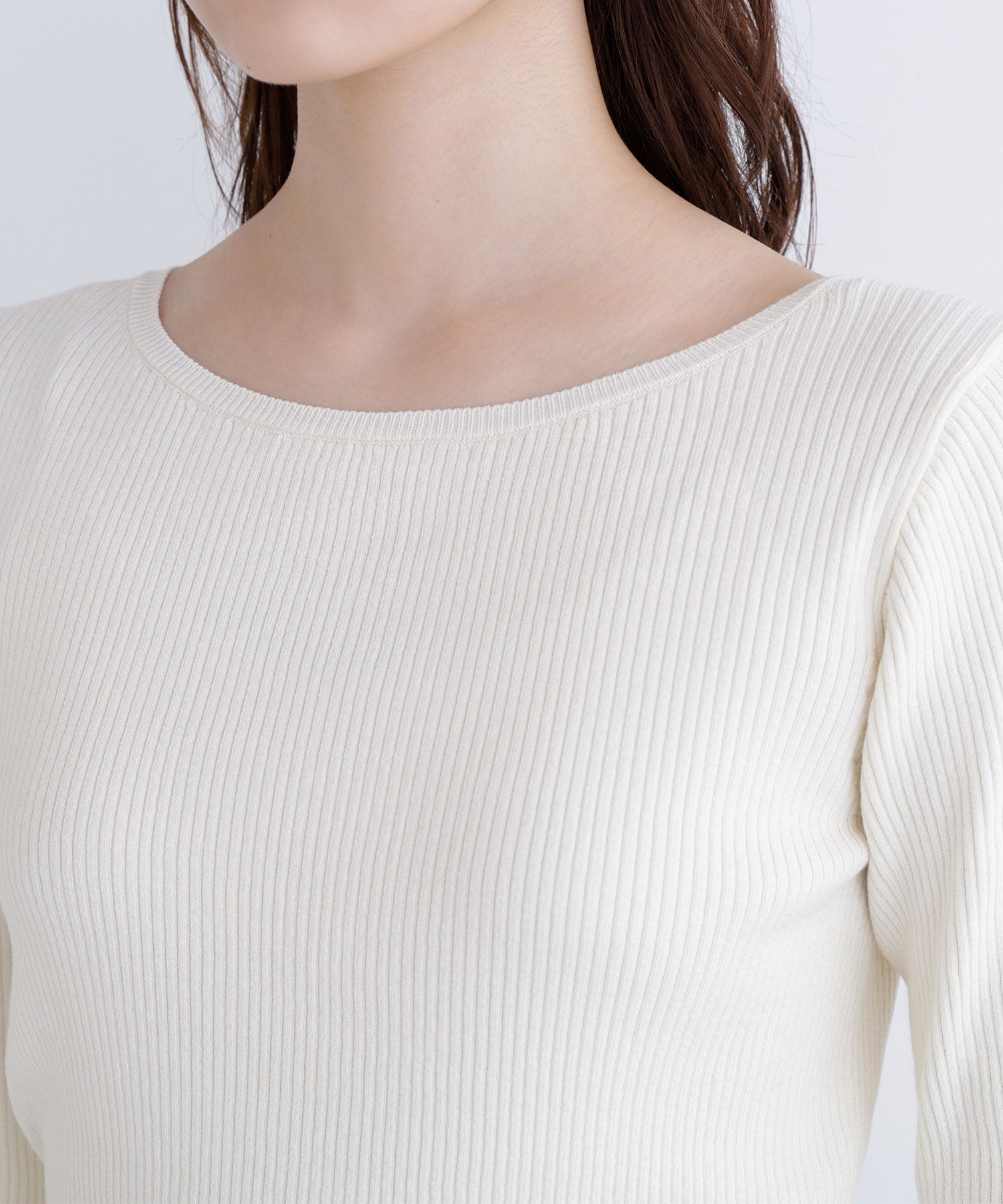  「ヘアリーペプラムキャミセットニット」|ニット・セーター|