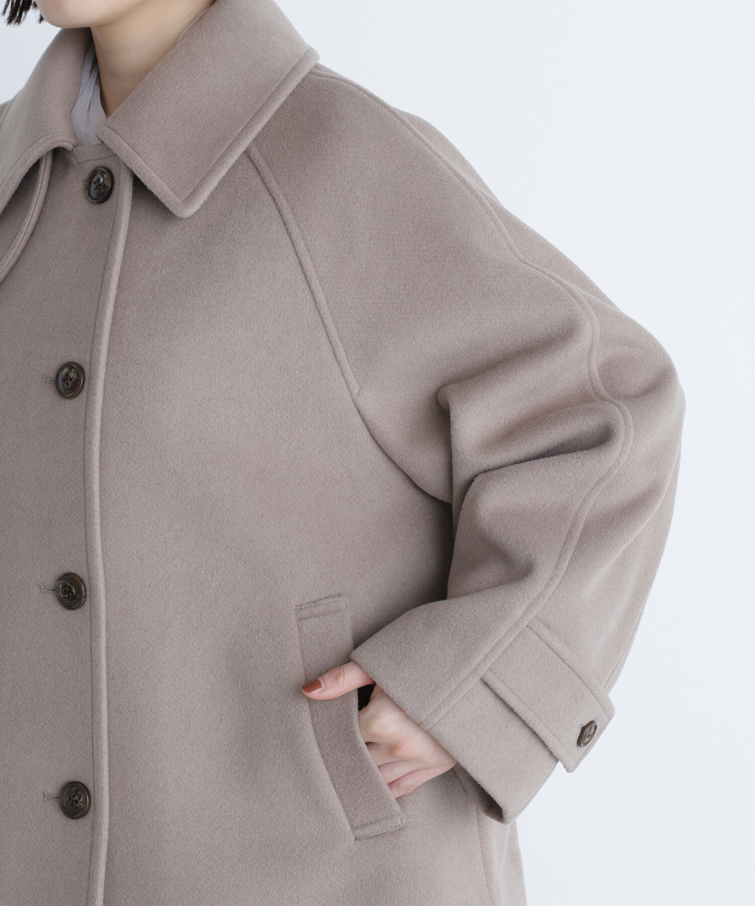  「ステンカラーハーフコート」|ブルゾン・スタジャン|