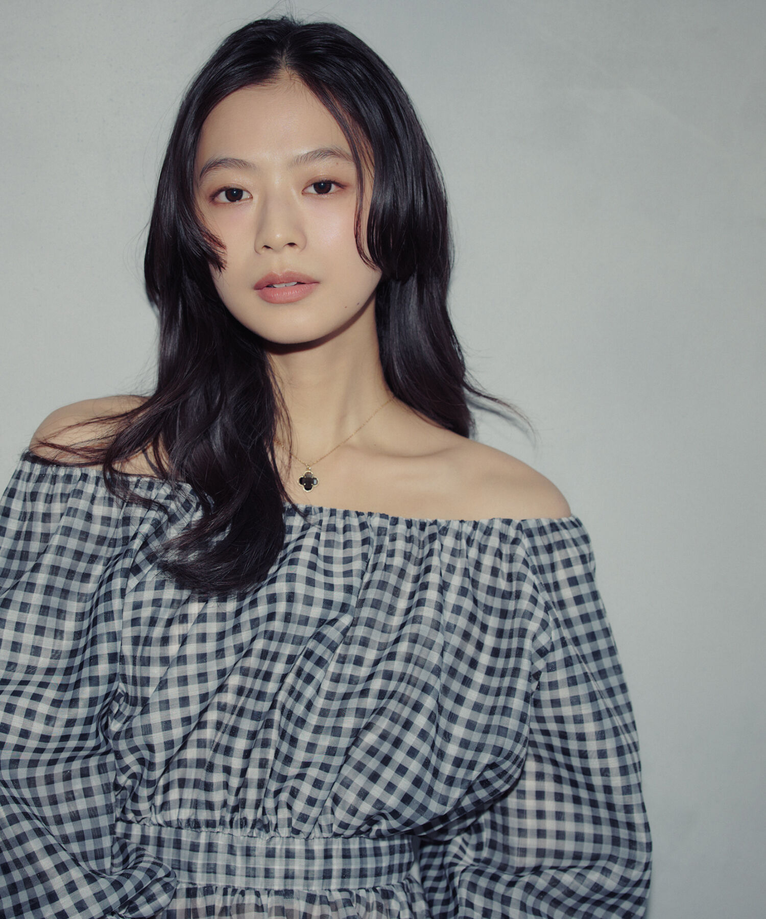  「シアーギャザーペプラムブラウス」|シャツ・ブラウス|