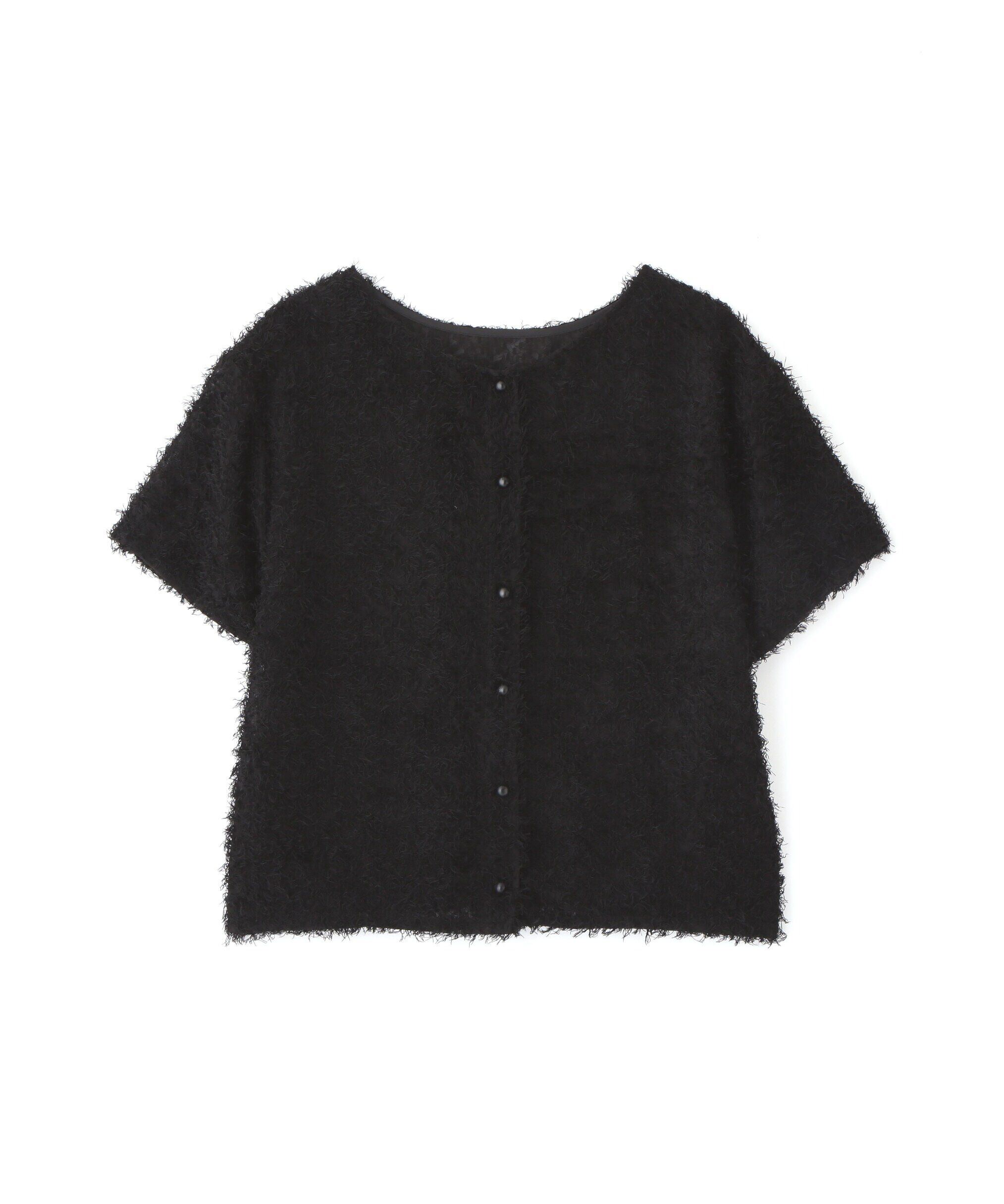  「フロントボタンカットジャガードブラウス」|シャツ・ブラウス|