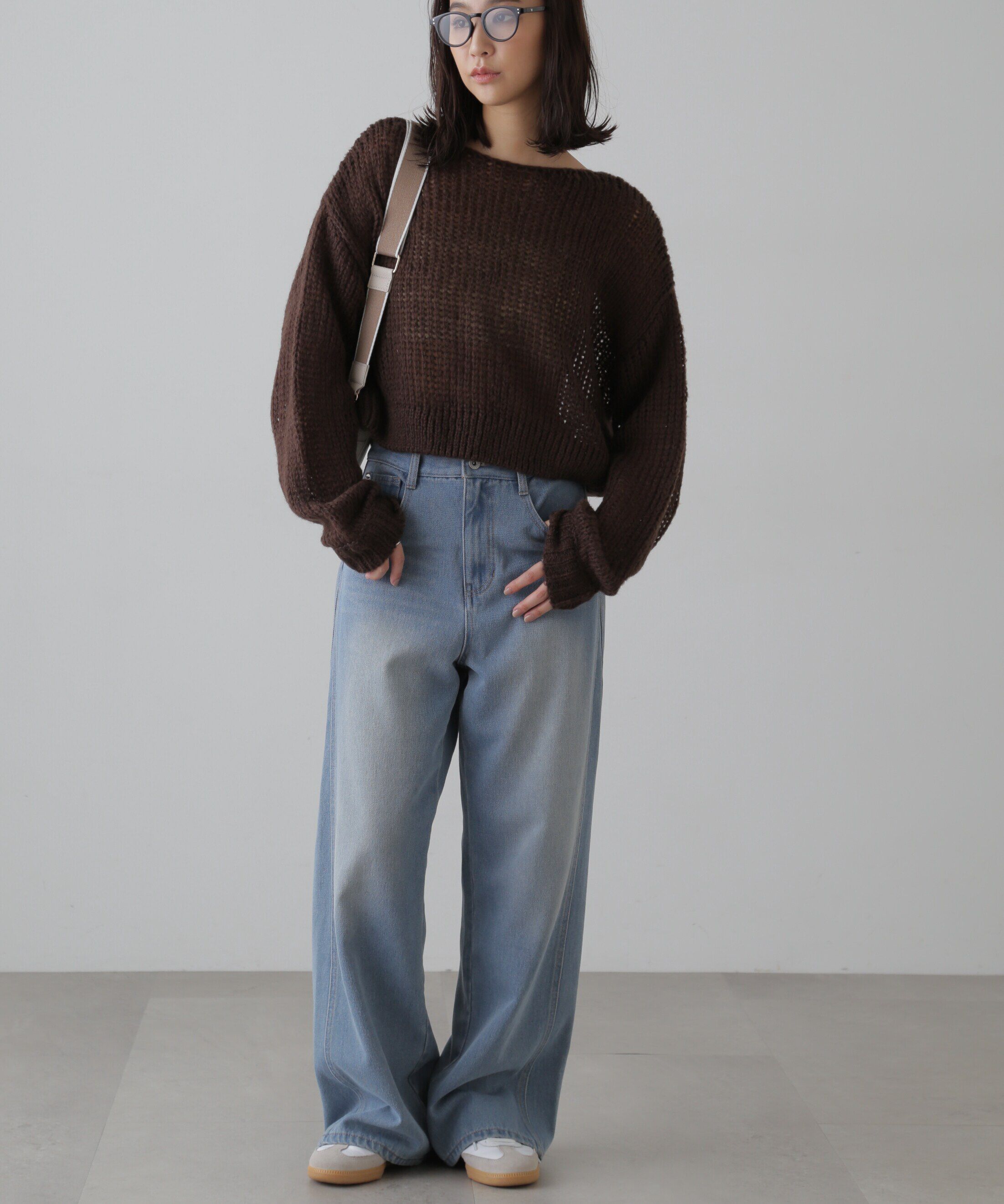  「シアーモヘヤライクニット」|ニット・セーター|