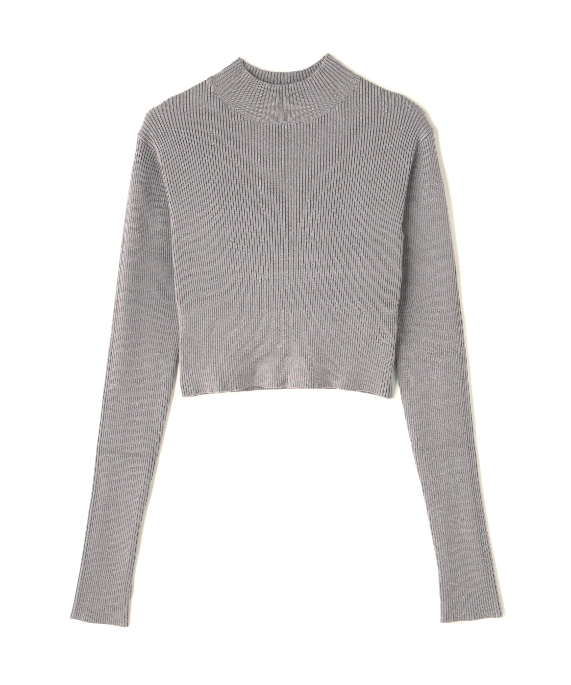  「〈洗える〉マシンウォッシャブルハイネックショート丈ニット」|ニット・セーター|