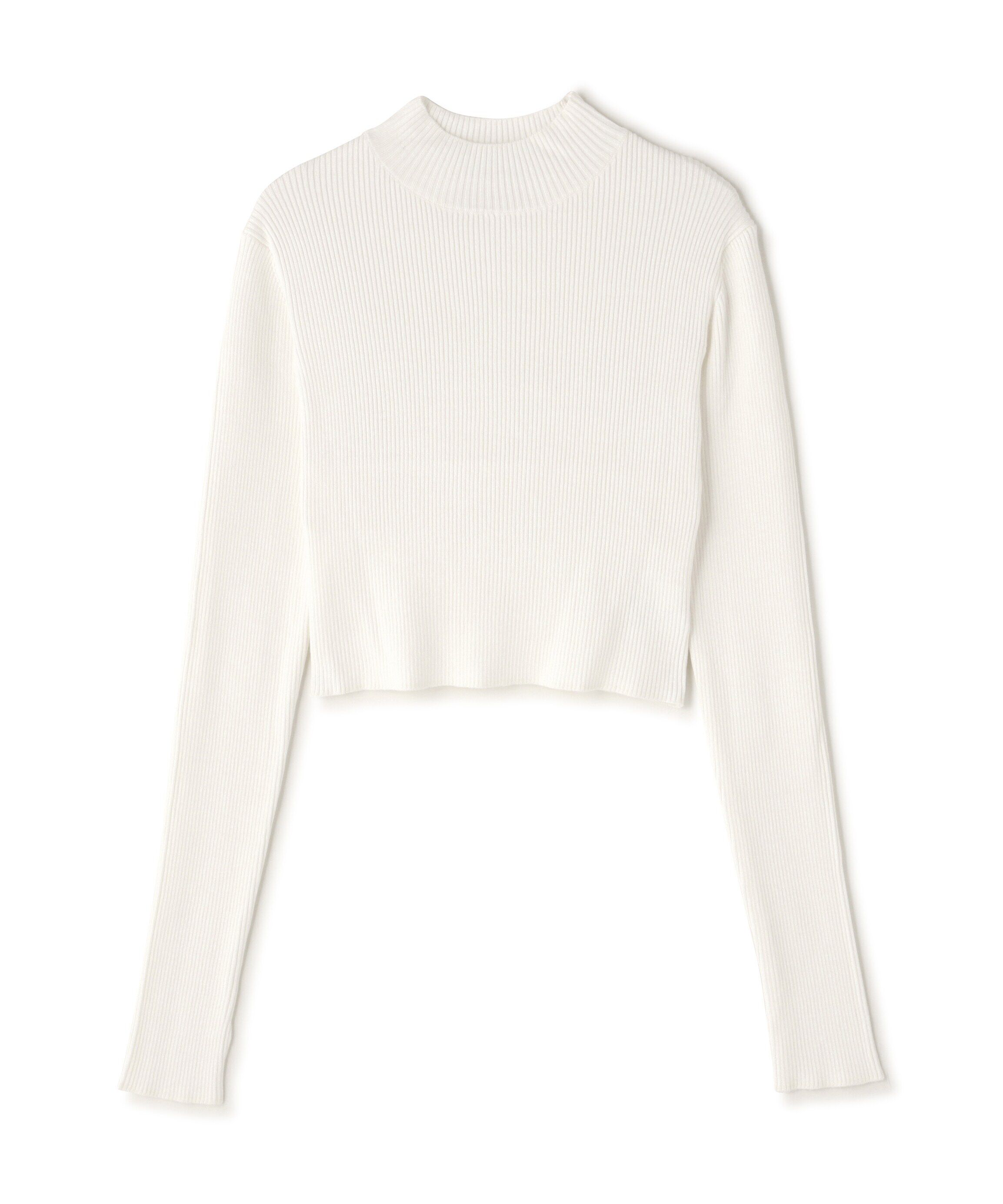  「〈洗える〉マシンウォッシャブルハイネックショート丈ニット」|ニット・セーター|