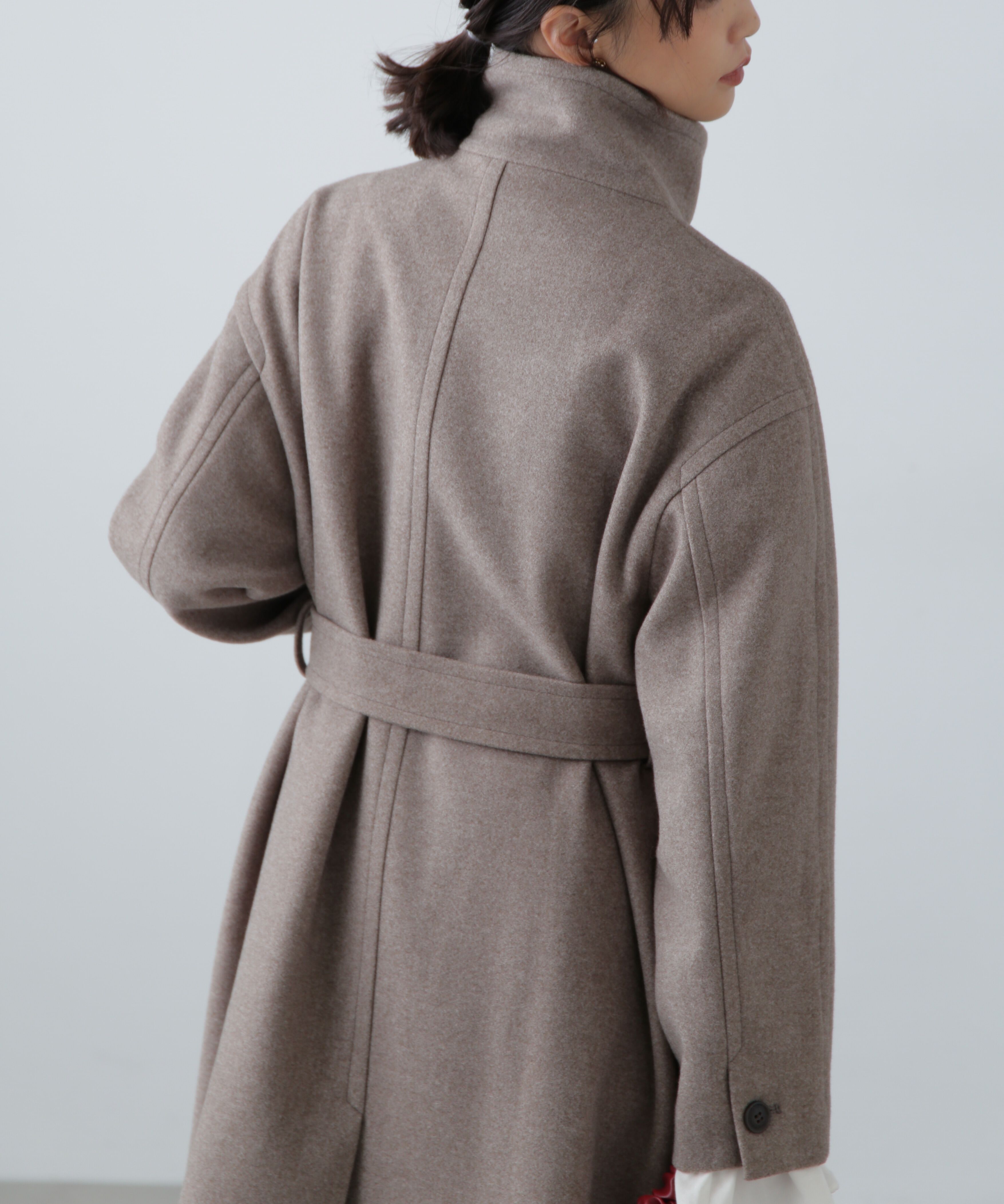  「スタンドカラーロングコート」|その他|