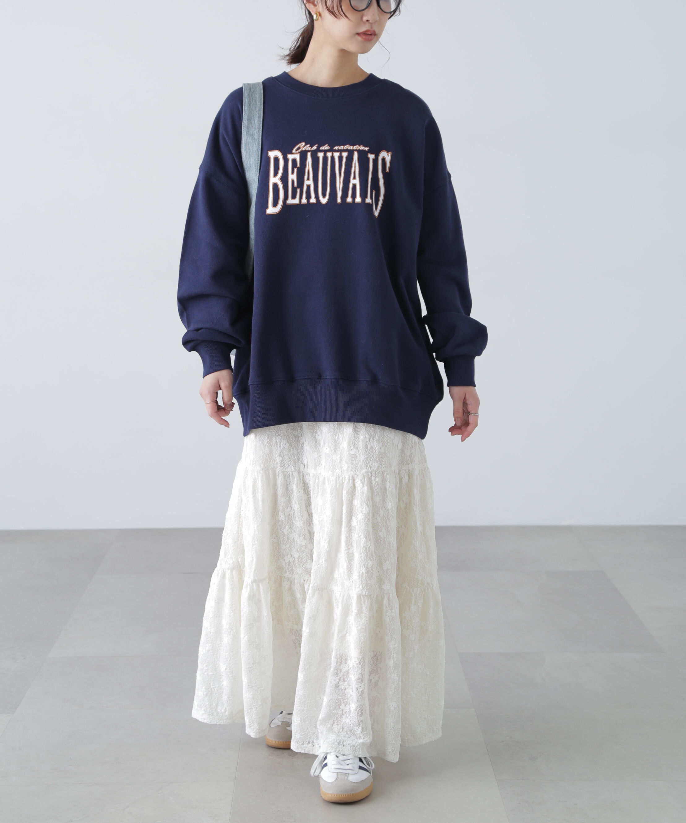  「レースティアードフレアスカート」|スカート|