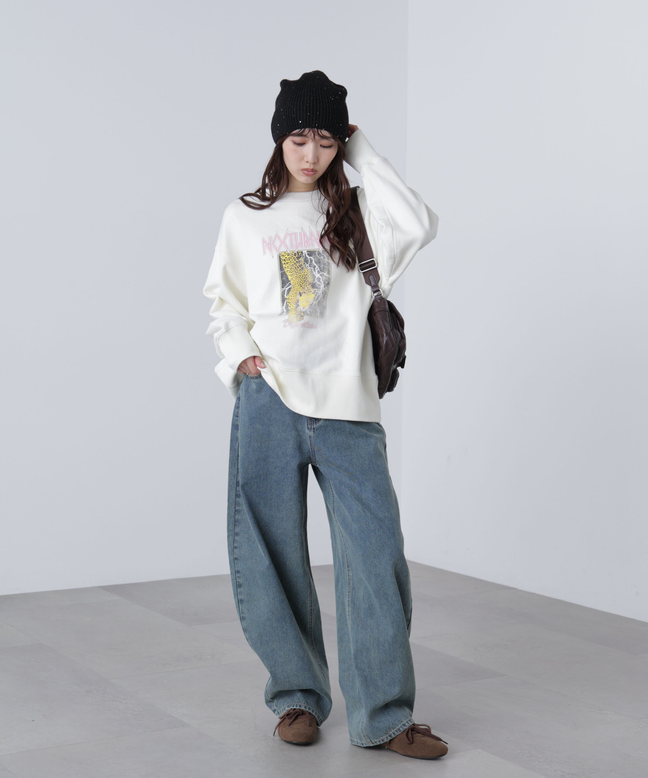  「ロックプリントスウェット」|Tシャツ・カットソー|