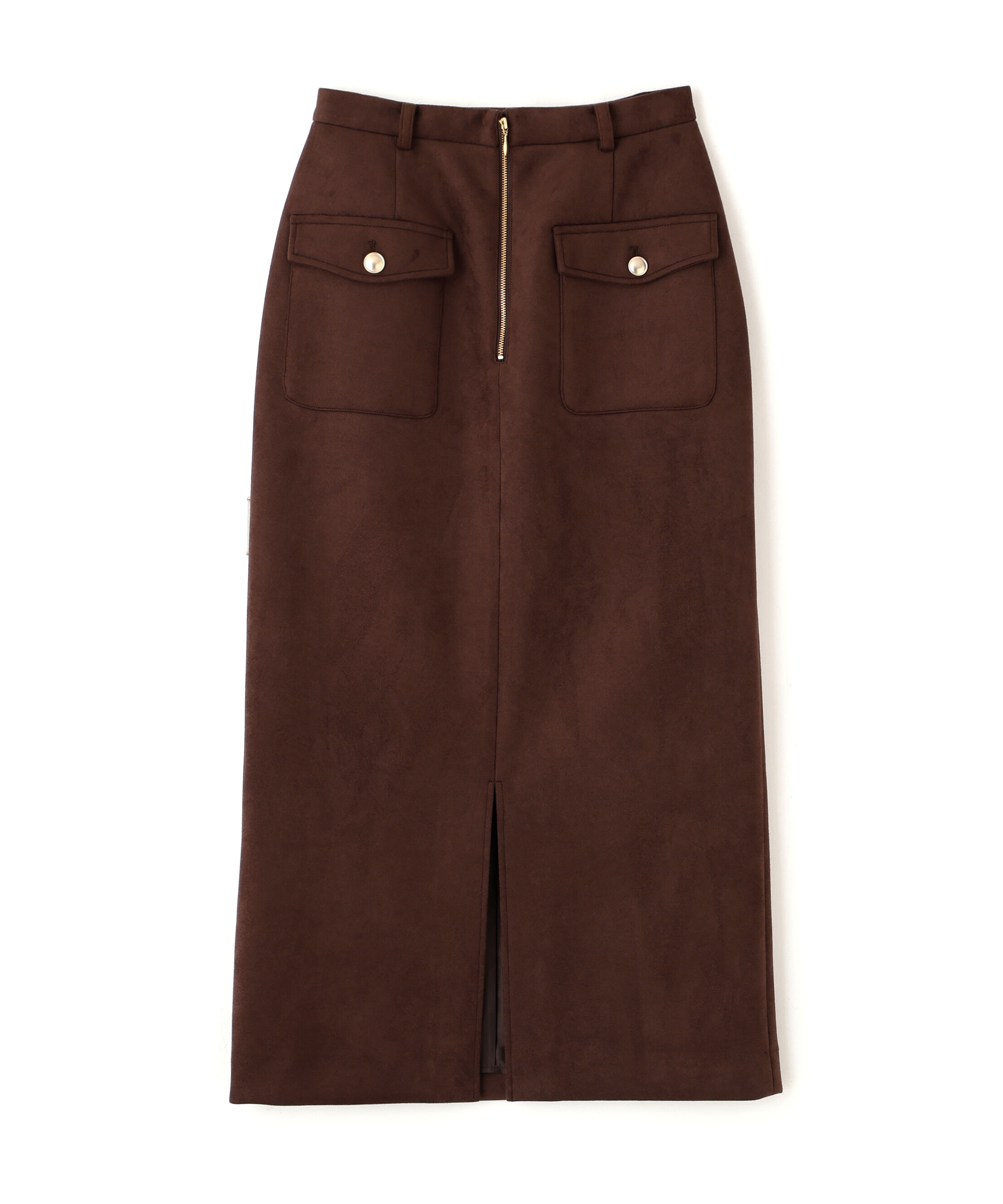 PROPORTION BODY DRESSING「ダンボールフェイクスエードタイトスカート 25AW」|スカート|