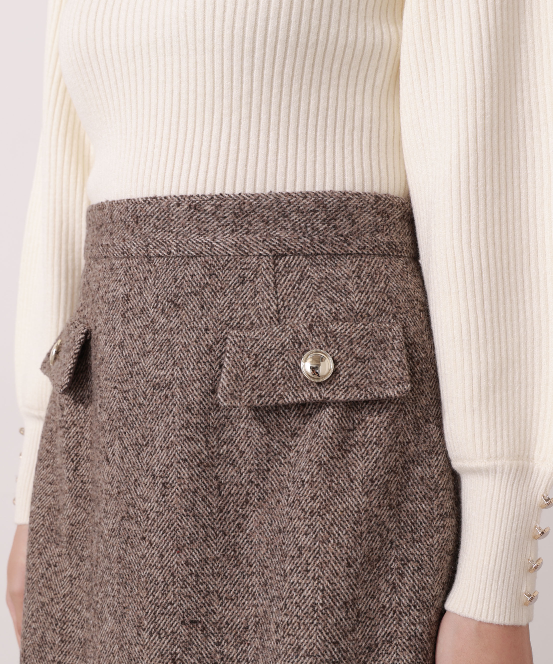 PROPORTION BODY DRESSING「ツイードミニスカート」|スカート|