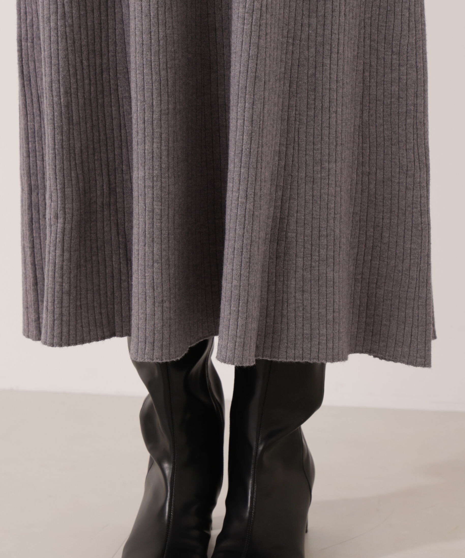 PROPORTION BODY DRESSING「レース襟付きニットワンピース」|ワンピース|