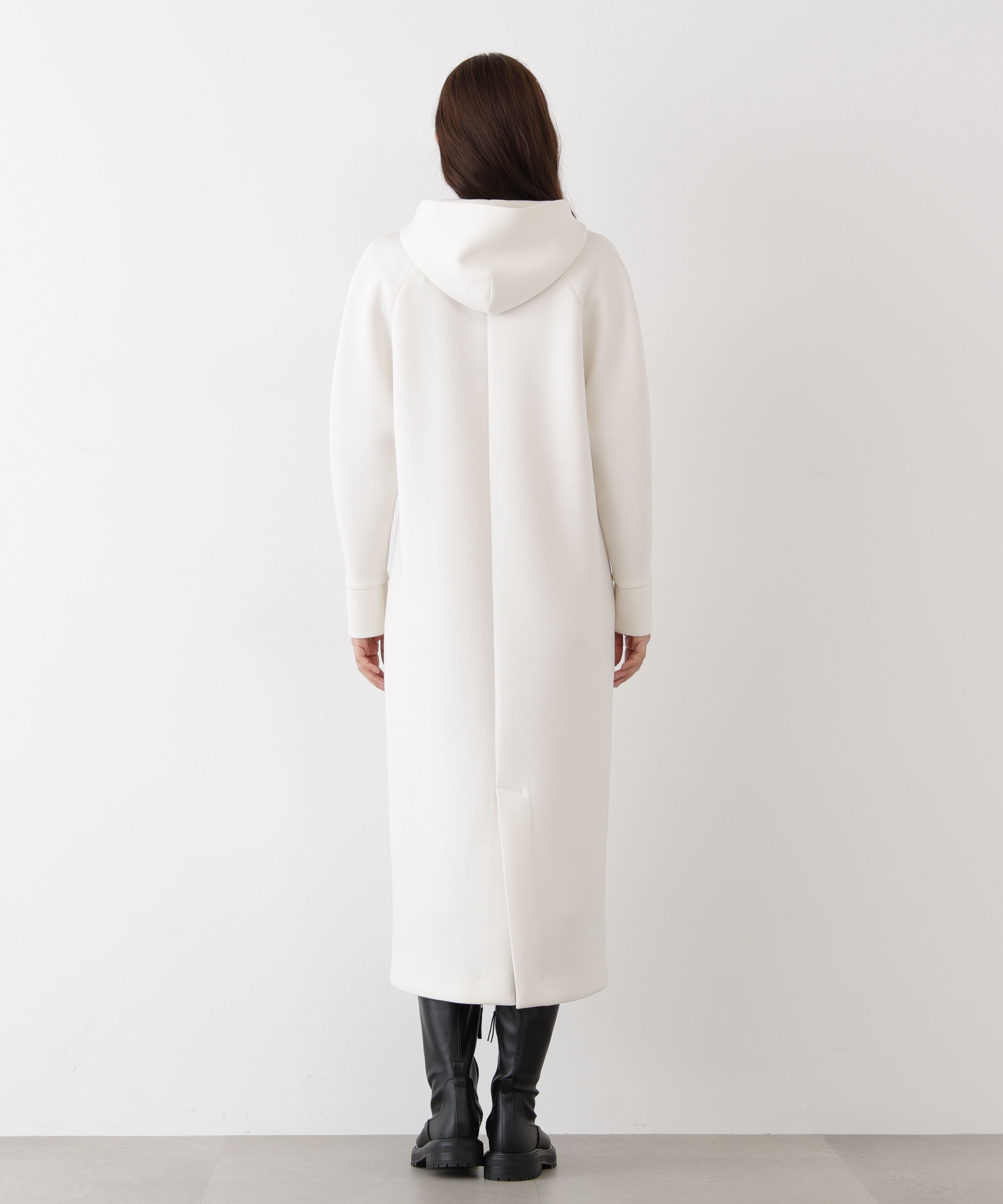  「◆タックスリーブフーディワンピース」|ワンピース|