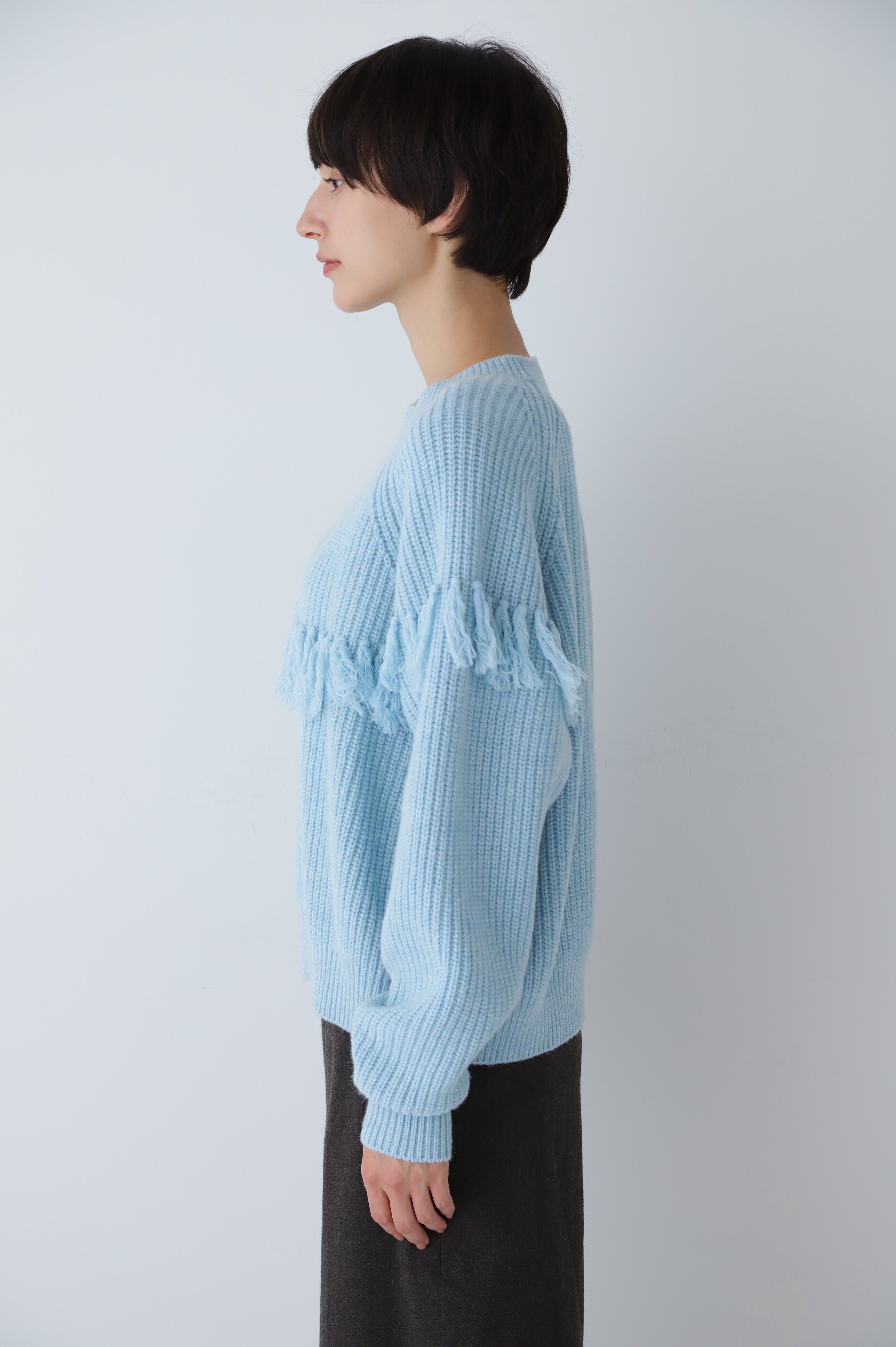 「◆フリンジニットプルオーバー」|ニット・セーター|