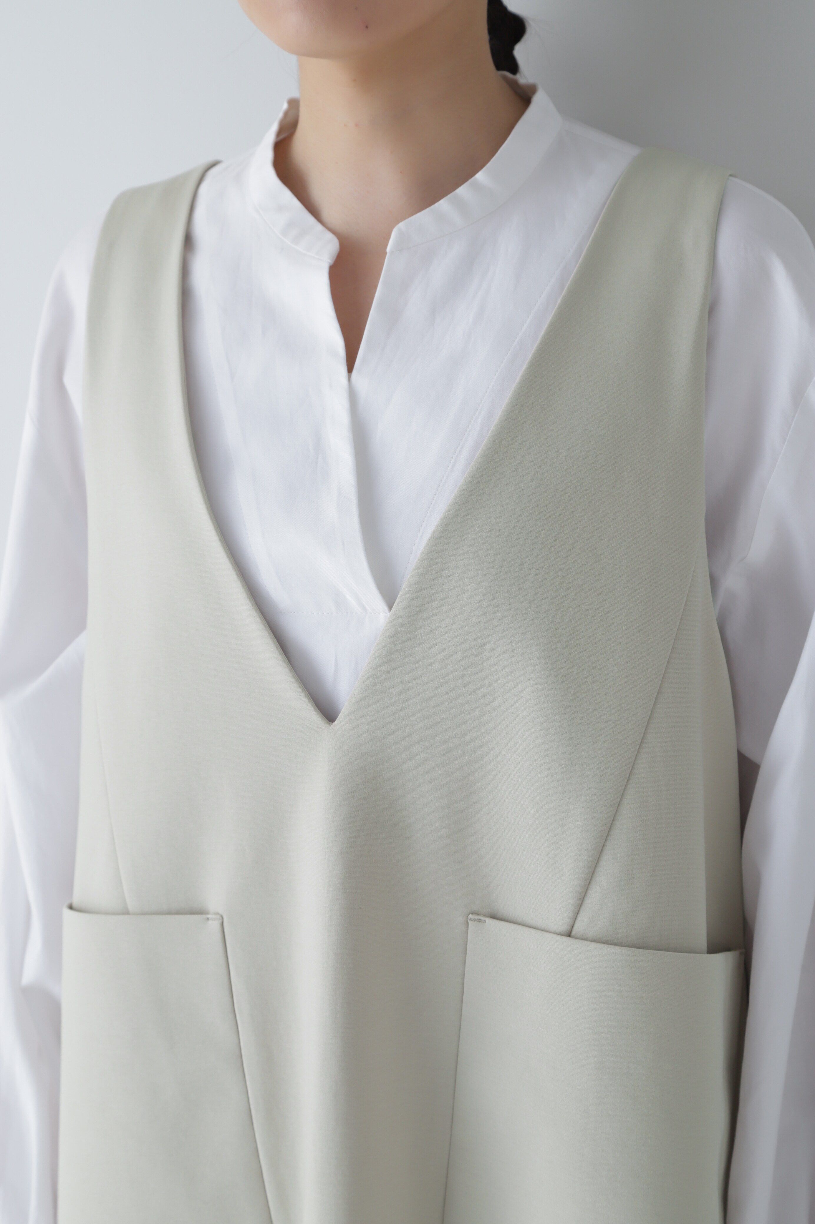  「ストレッチポンチジャンパースカート」|ワンピース|