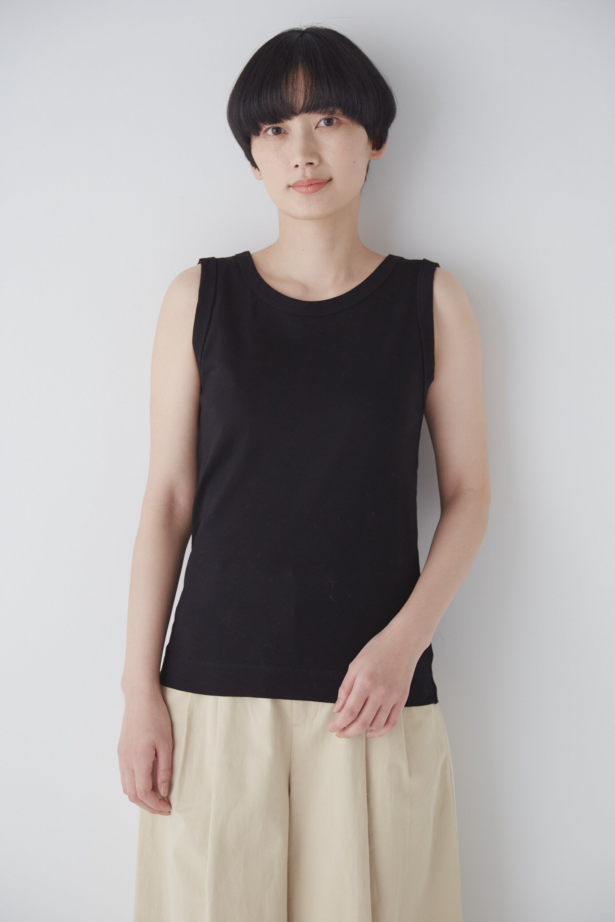  「◆オーガニックコットンフライスタンクトップ」|Tシャツ・カットソー|