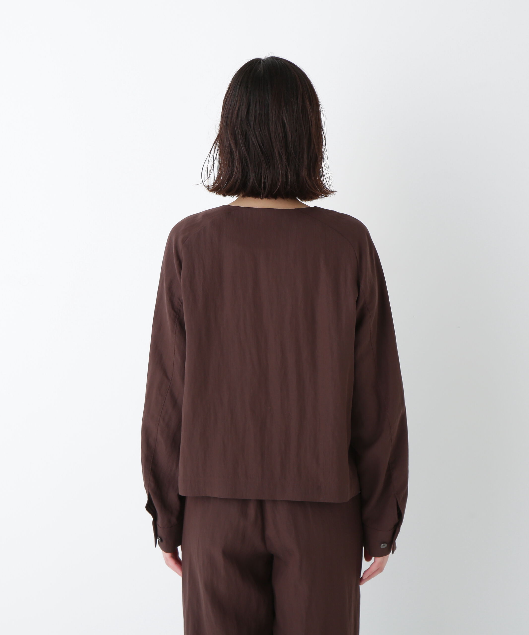  「◆クルーネックショートブルゾン」|ブルゾン・スタジャン|