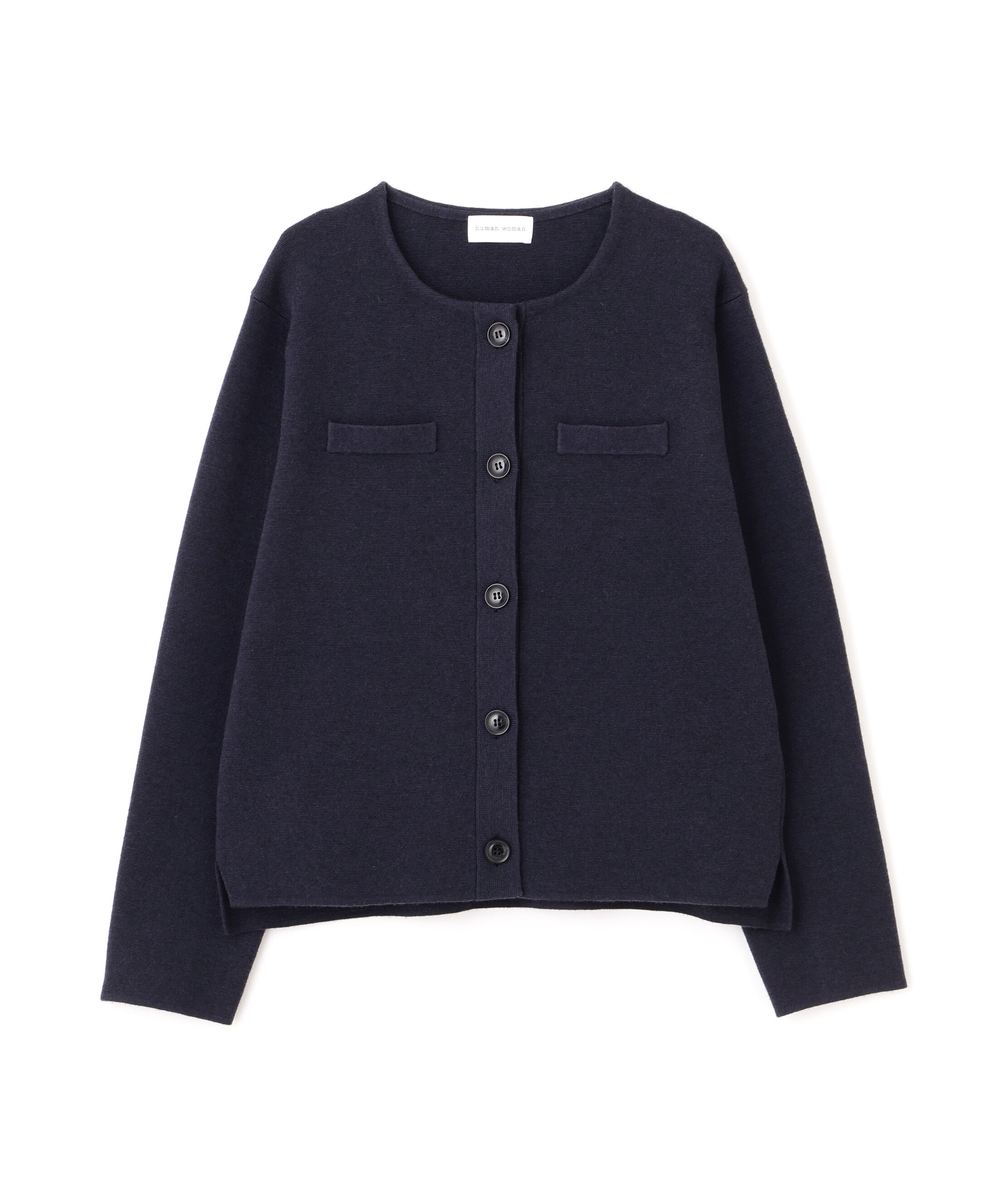  「◆ハイゲージミラノリブクルーネックジャケット」|その他|