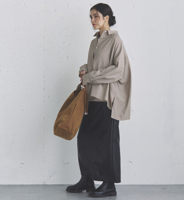 Doux archives「ストライプポンチョシャツ」|シャツ・ブラウス|