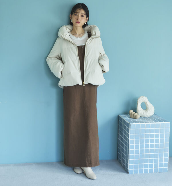 Doux archives「シームレスボリュームカラーダウン」|ダウン|