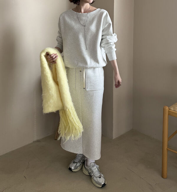 Doux archives「裏起毛Ｖネック前後２ＷＡＹプルオーバー」|Tシャツ・カットソー|