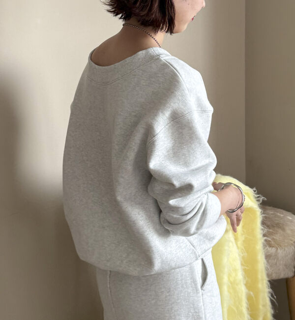 Doux archives「裏起毛Ｖネック前後２ＷＡＹプルオーバー」|Tシャツ・カットソー|