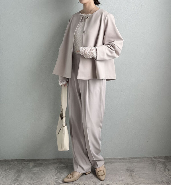 Doux archives「ダンボールノーカラージャケット」|ノーカラージャケット|