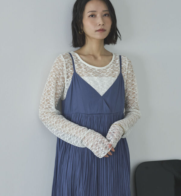 Doux archives「割繊ワッシャーキャミワンピ―ス」|ワンピース|