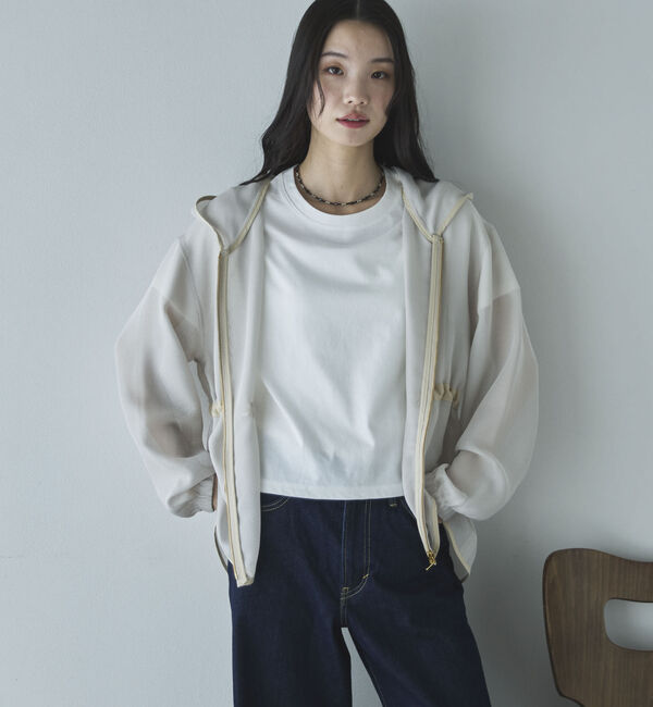 Doux archives「ウエストドロストメッシュパーカー」|その他|