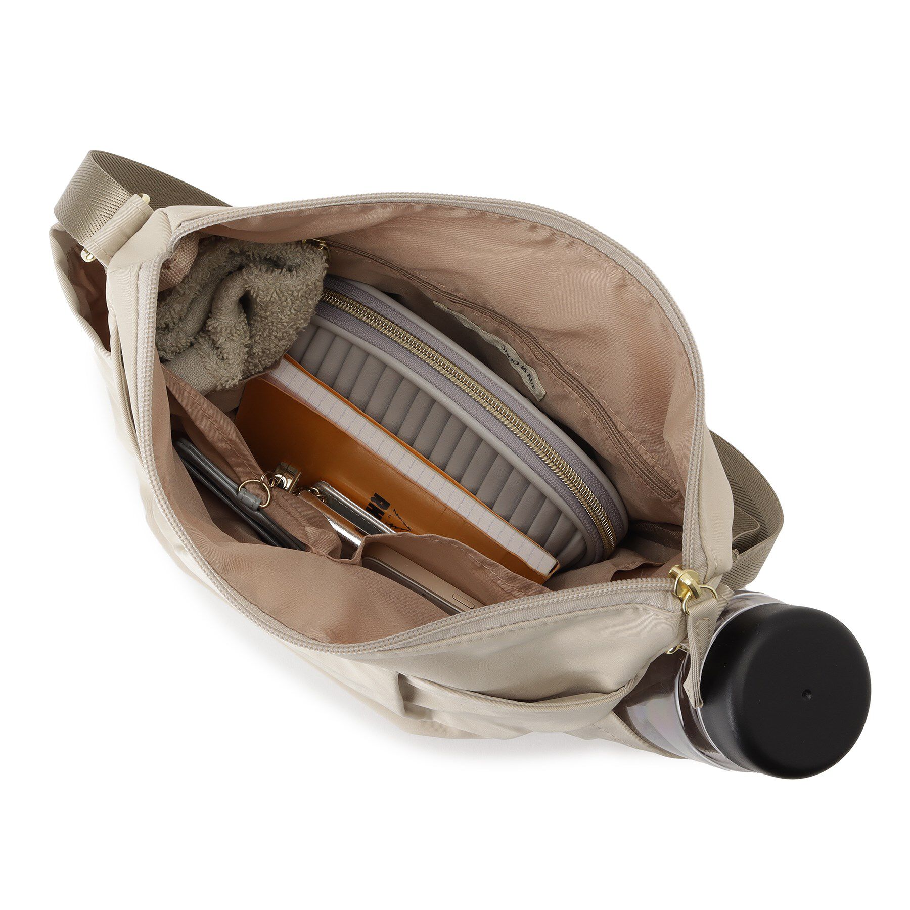 SHOO･LA･RUE「【撥水】フロントタック9ポケットショルダーバッグ」|ショルダー・メッセンジャー|