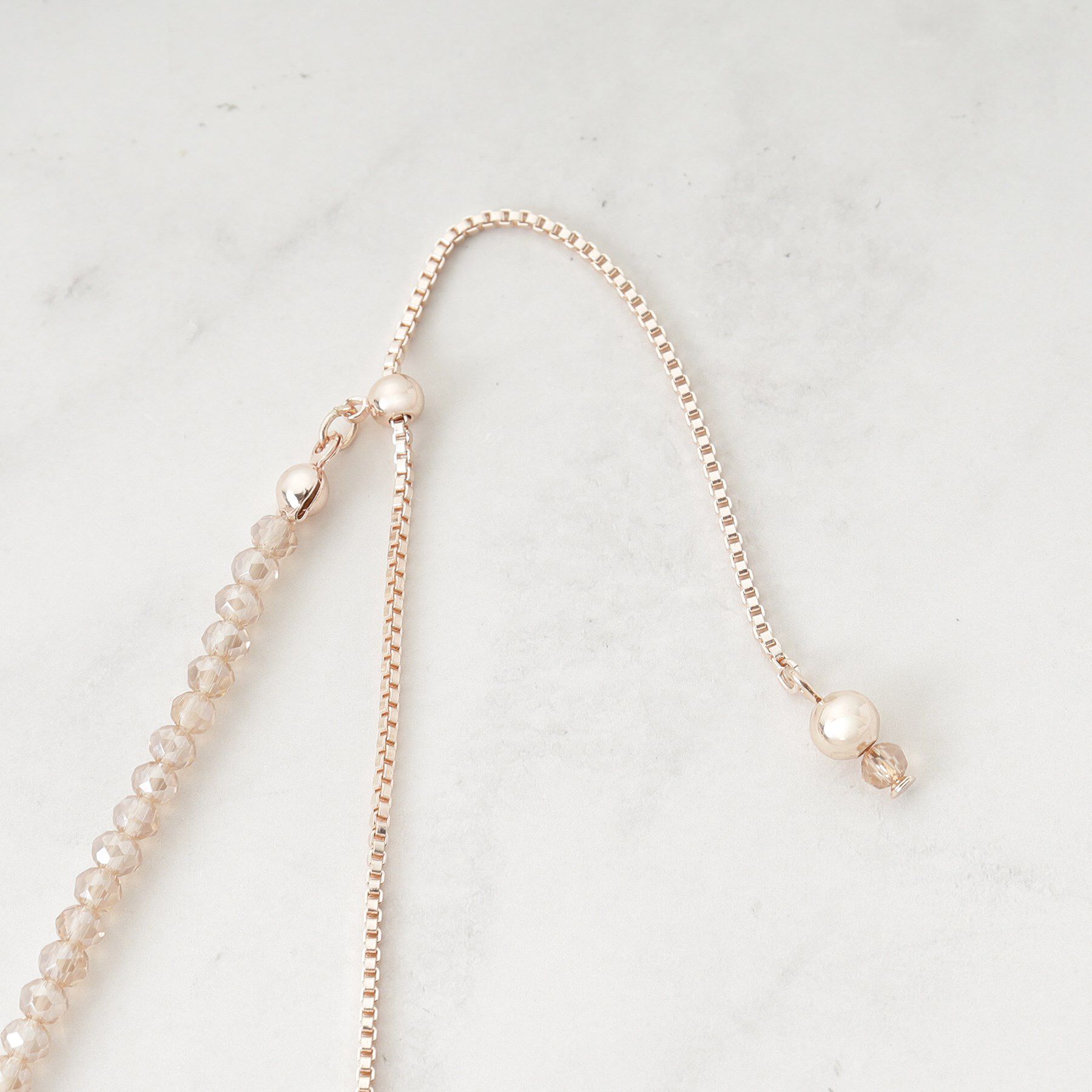 SHOO･LA･RUE「【2WAY】クリアビーズネックレス」|ネックレス|