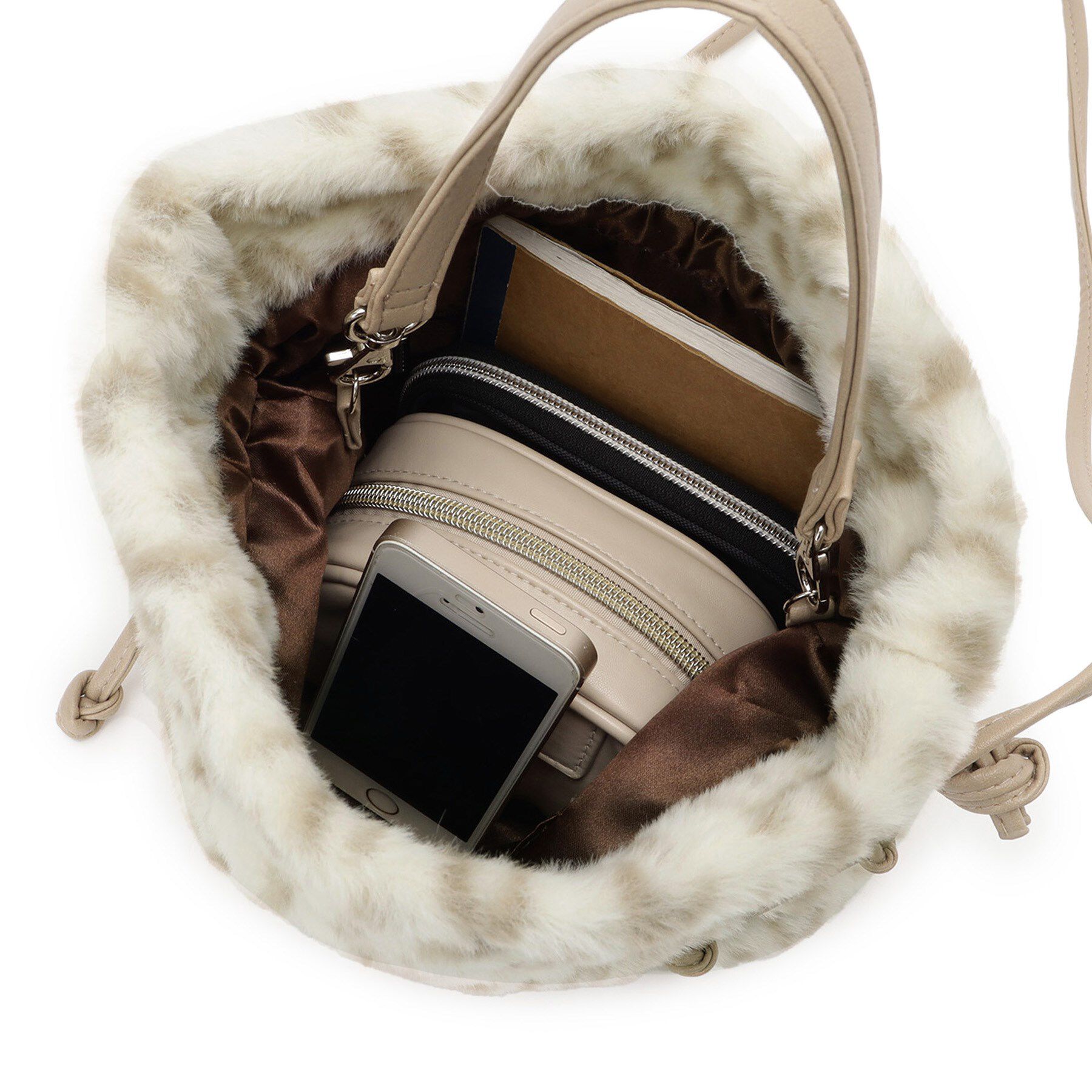 SHOO･LA･RUE「フェイクファー巾着ショルダーバッグ」|ショルダー・メッセンジャー|