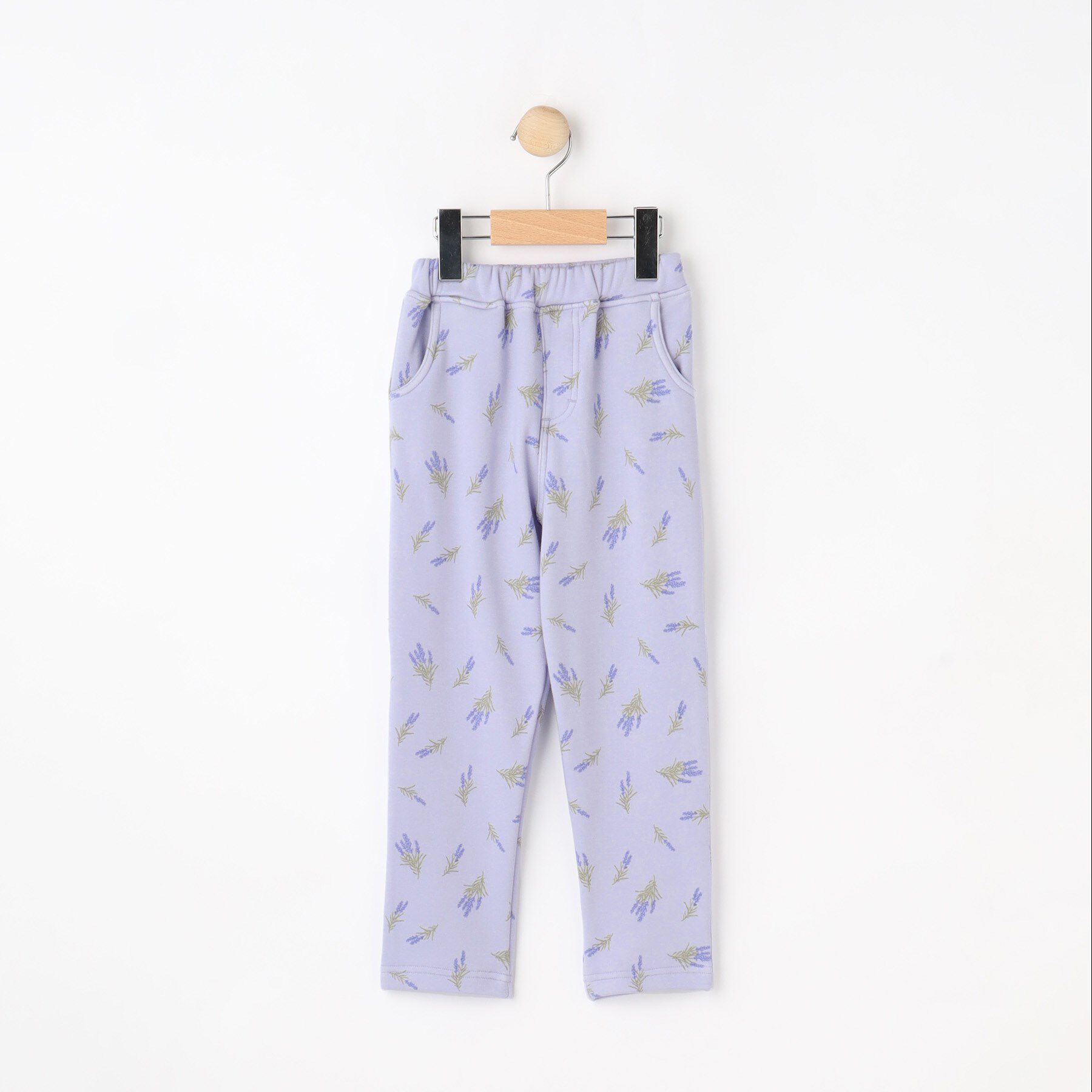 SHOO･LA･RUE「【100-150cm】裏シャギーアソート総柄パンツ」|その他|ラベンダー(180)