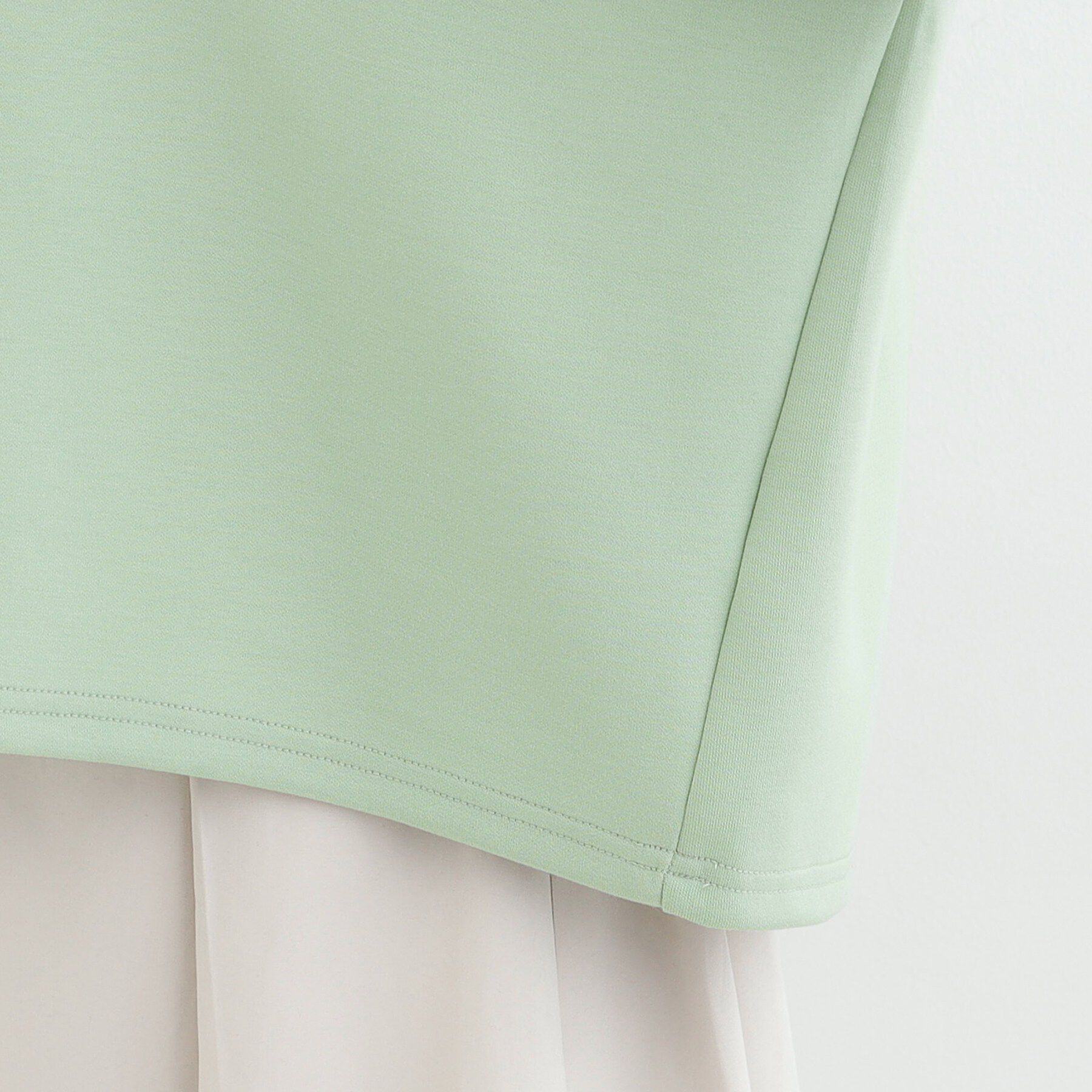 SHOO･LA･RUE「【S-LL】美しいシルエット お花ロープ刺繍ダンボールトップス」|Tシャツ・カットソー|