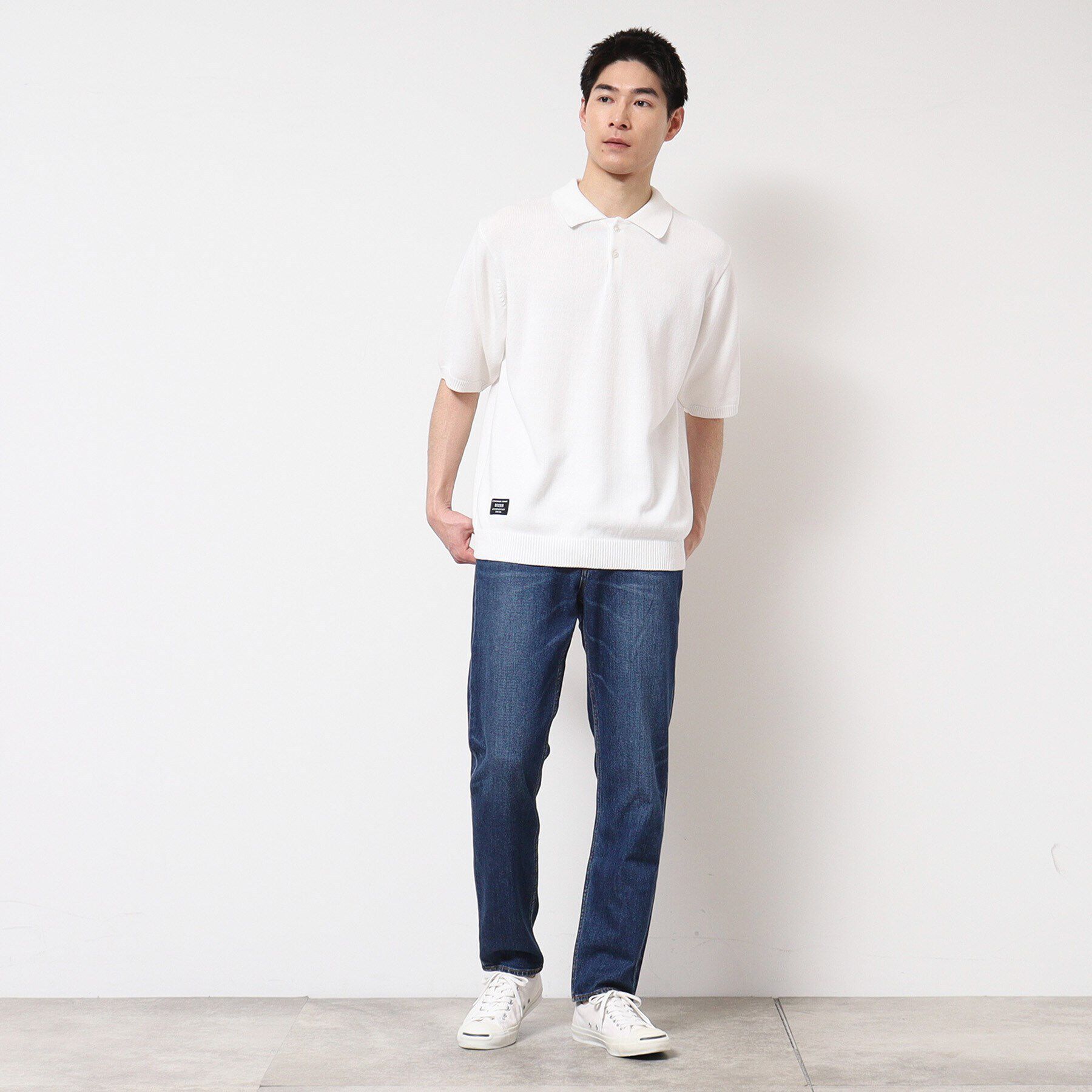 Dessin「【洗える】ニットポロシャツ」|ポロシャツ|