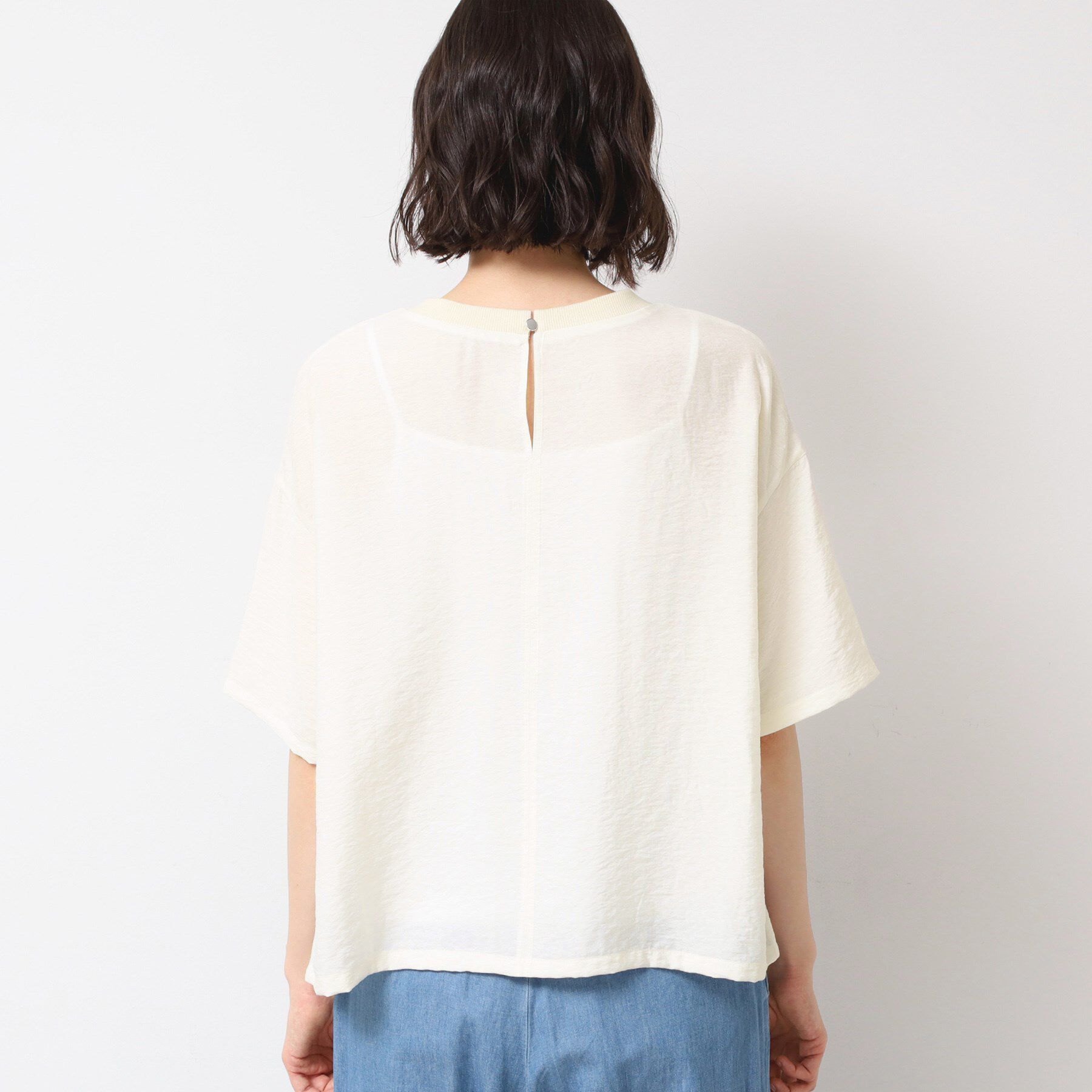 Dessin「【洗える・4サイズ展開】ロゴ入りブラウス（XS～L）」|シャツ・ブラウス|