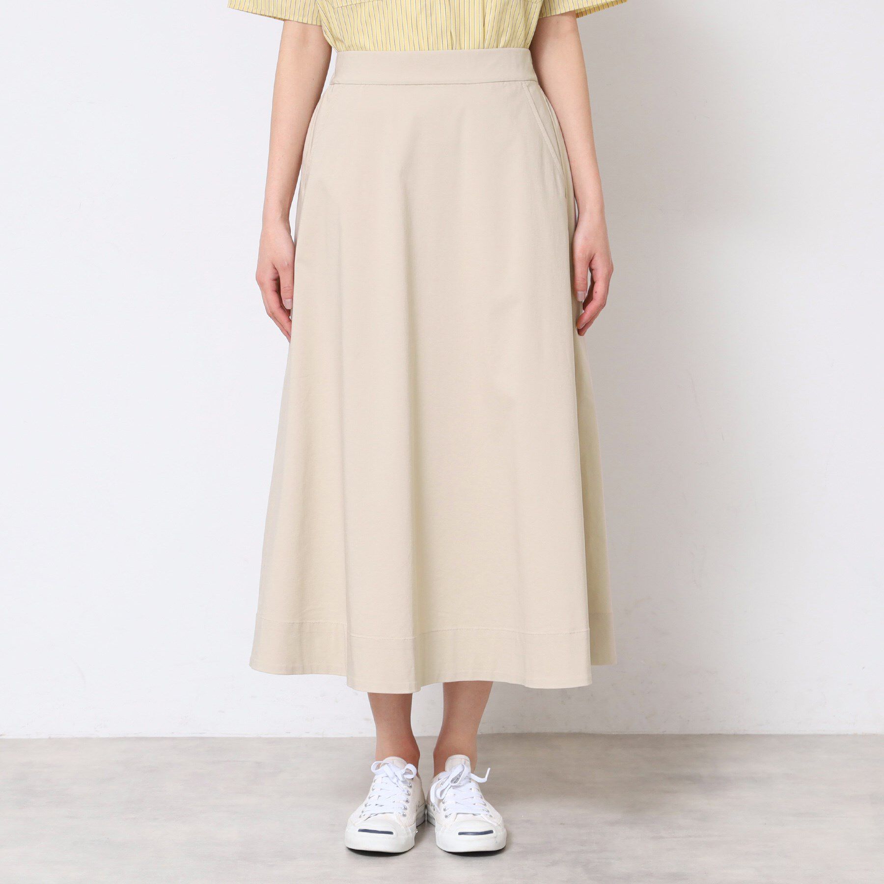 Dessin「【洗える】Aラインストレッチスカート」|スカート|
