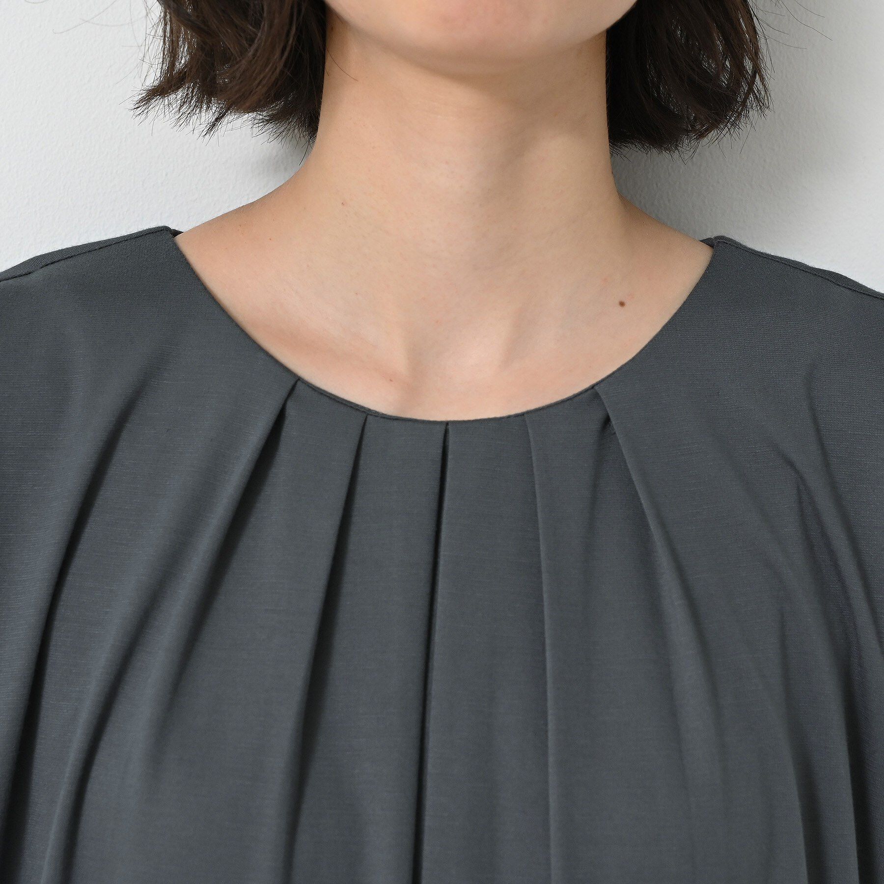 Dessin「【接触冷感】スムースポンチワンピース」|ワンピース|