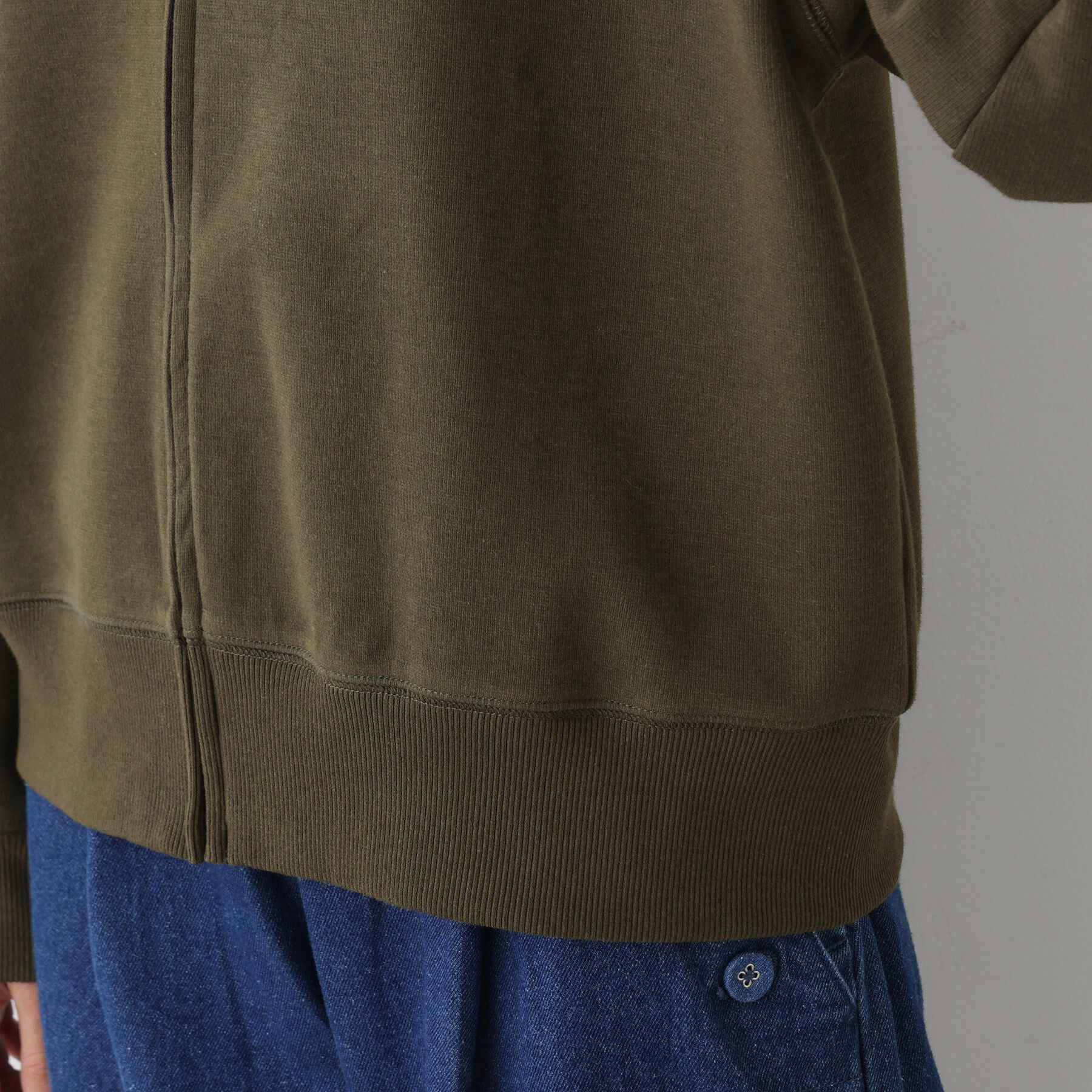 Dessin「【洗える】フロントジップカーディガン」|カーディガン|