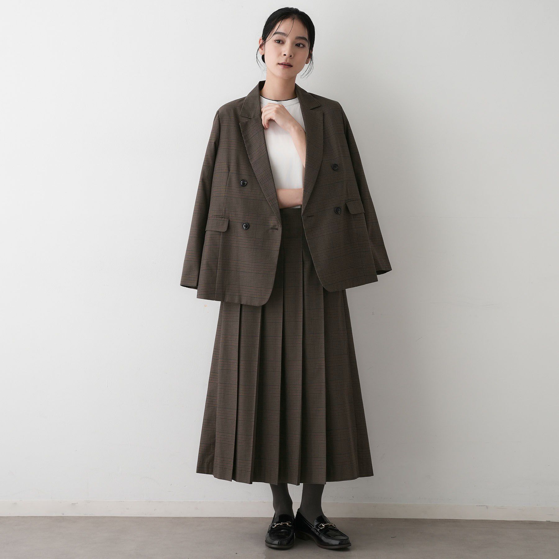 Dessin「【洗える】ダブルブレストジャケット」|テーラードジャケット|