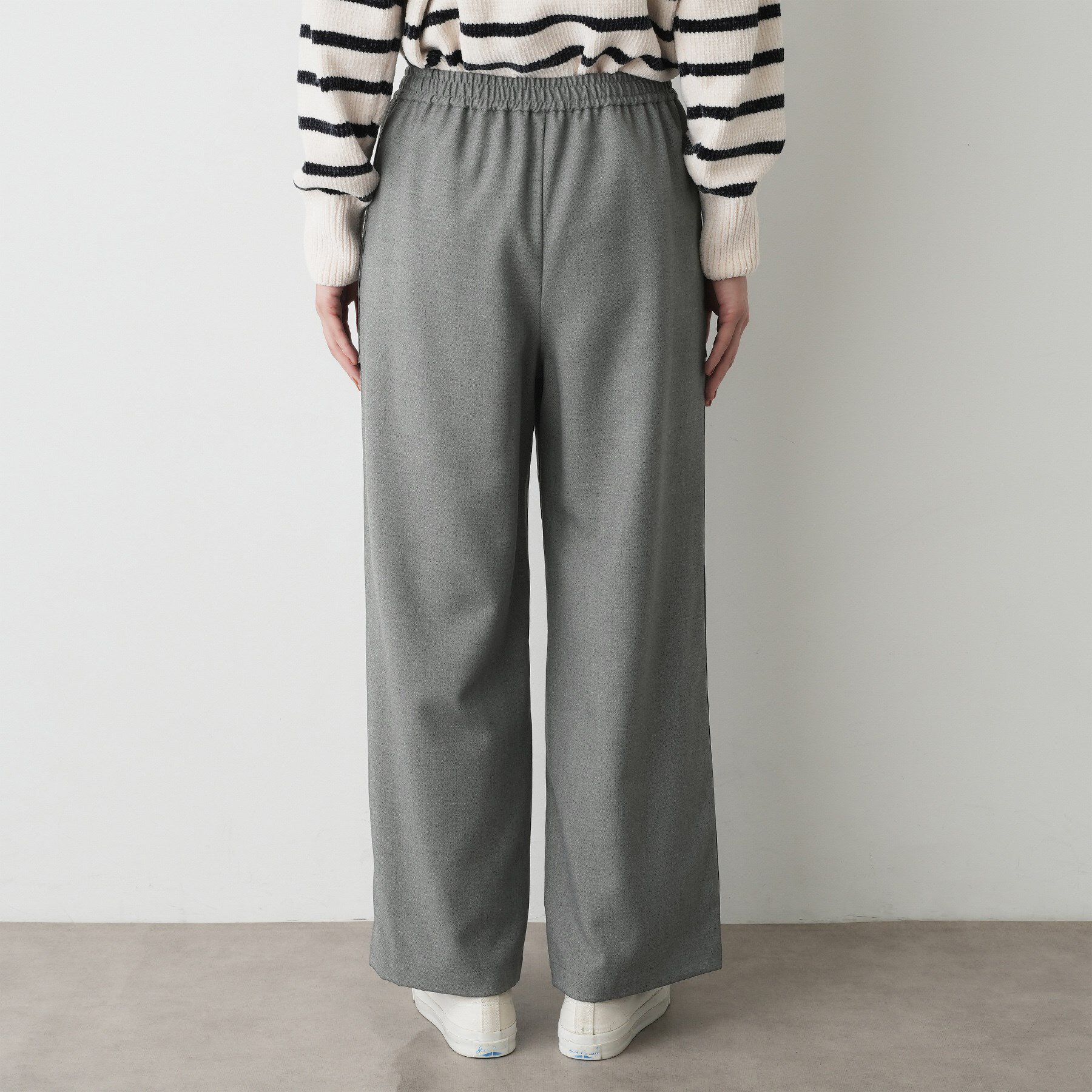 Dessin「【裏地付き/洗える】コンフォートワイドパンツ」|その他|