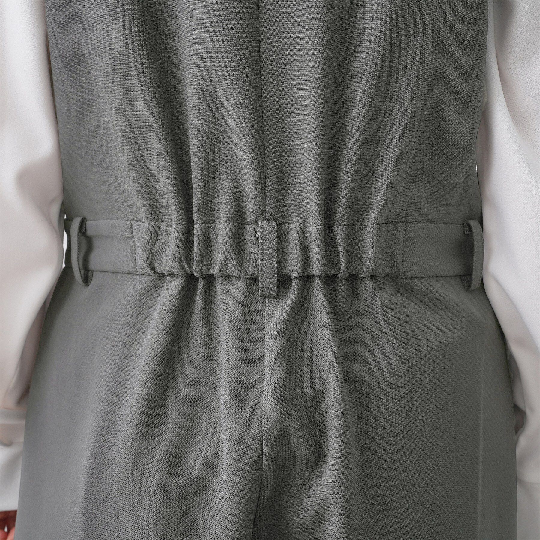 Dessin「【洗える】セットアップ風ジレオールインワン」|オールインワン|