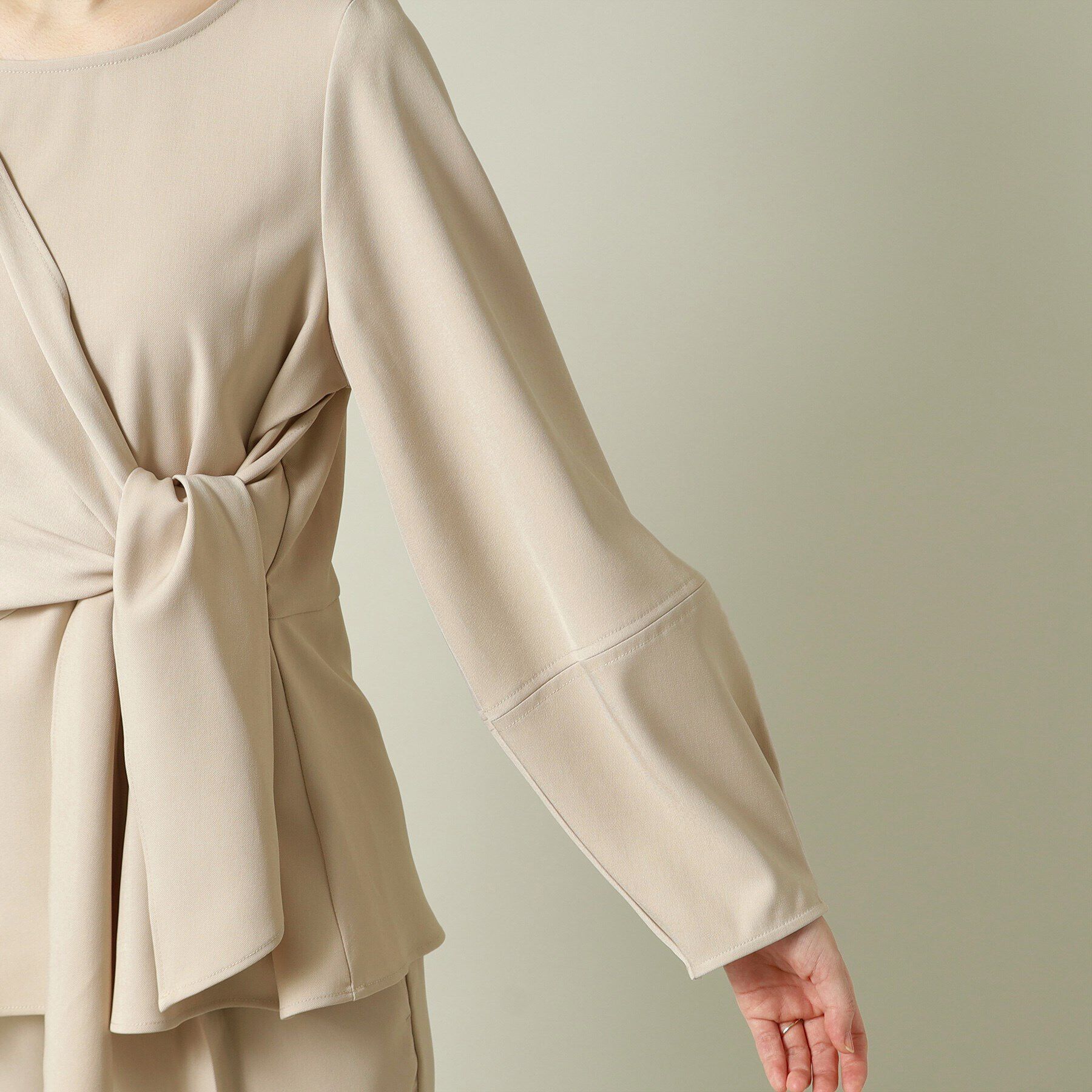 ITS&rsquo;DEMO「【通勤／手洗い可／吸水速乾】ツイルブラウス」|シャツ・ブラウス|