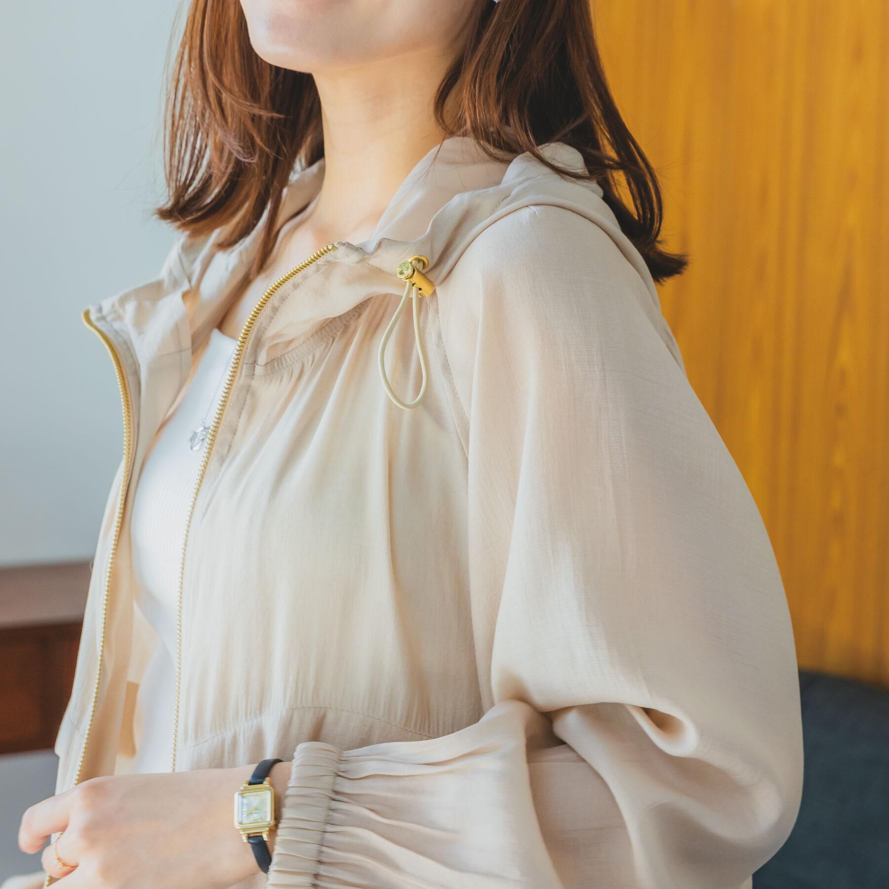 ITS&rsquo;DEMO「【手洗い可】シアーブルゾン」|ブルゾン・スタジャン|