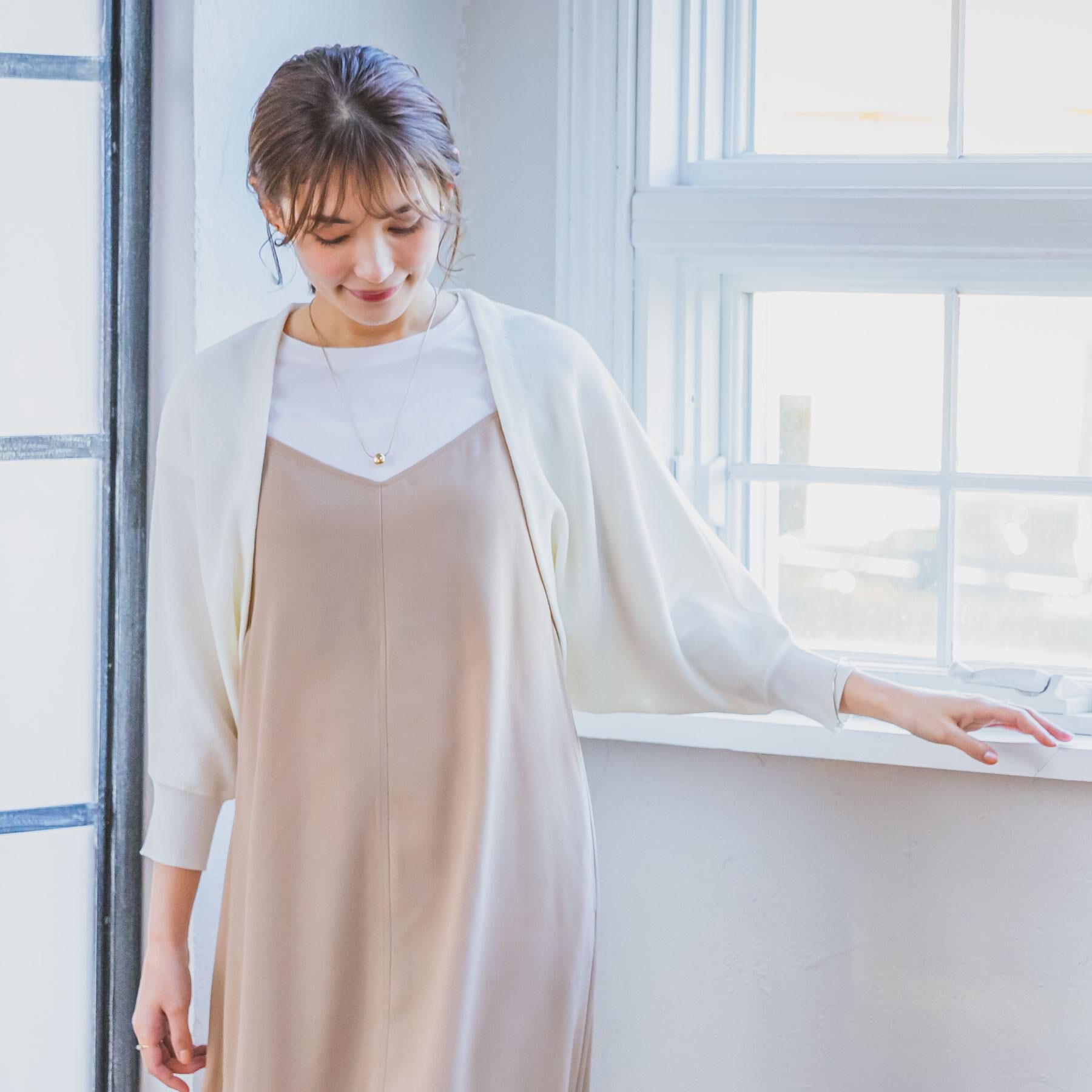 ITS&rsquo;DEMO「【UVケア／アンチピリング／手洗い可】ニットボレロ」|カーディガン|