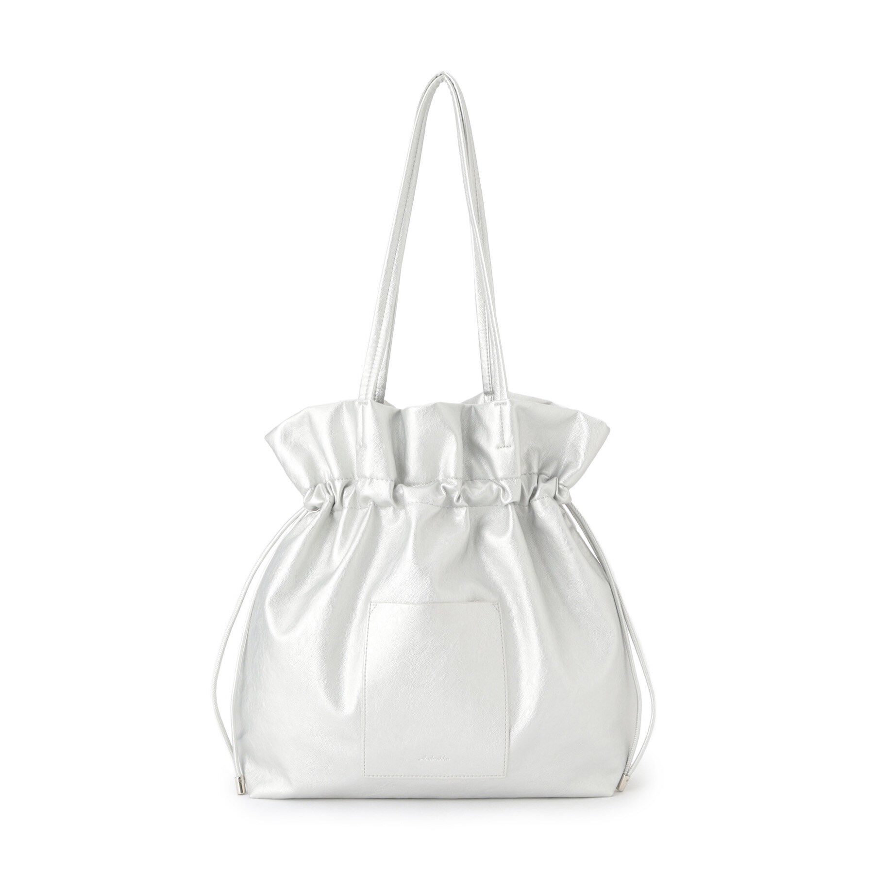 ITS&rsquo;DEMO「【A4対応】合皮巾着トート」|トートバッグ|