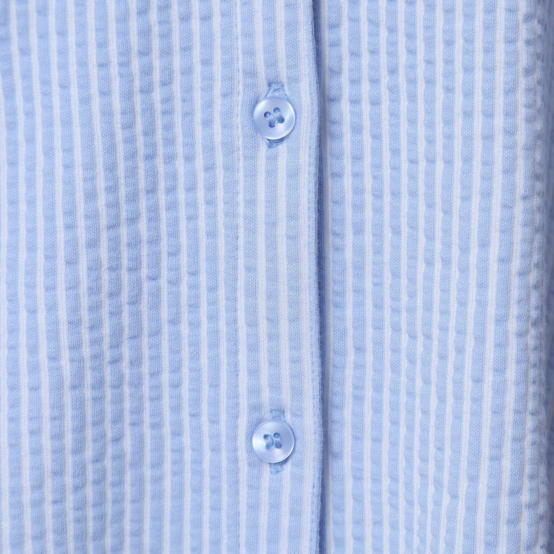 ITS&rsquo;DEMO「【洗濯機OK／洗濯後しわになりにくい】カットサッカー袖タックプルオーバー」|シャツ・ブラウス|